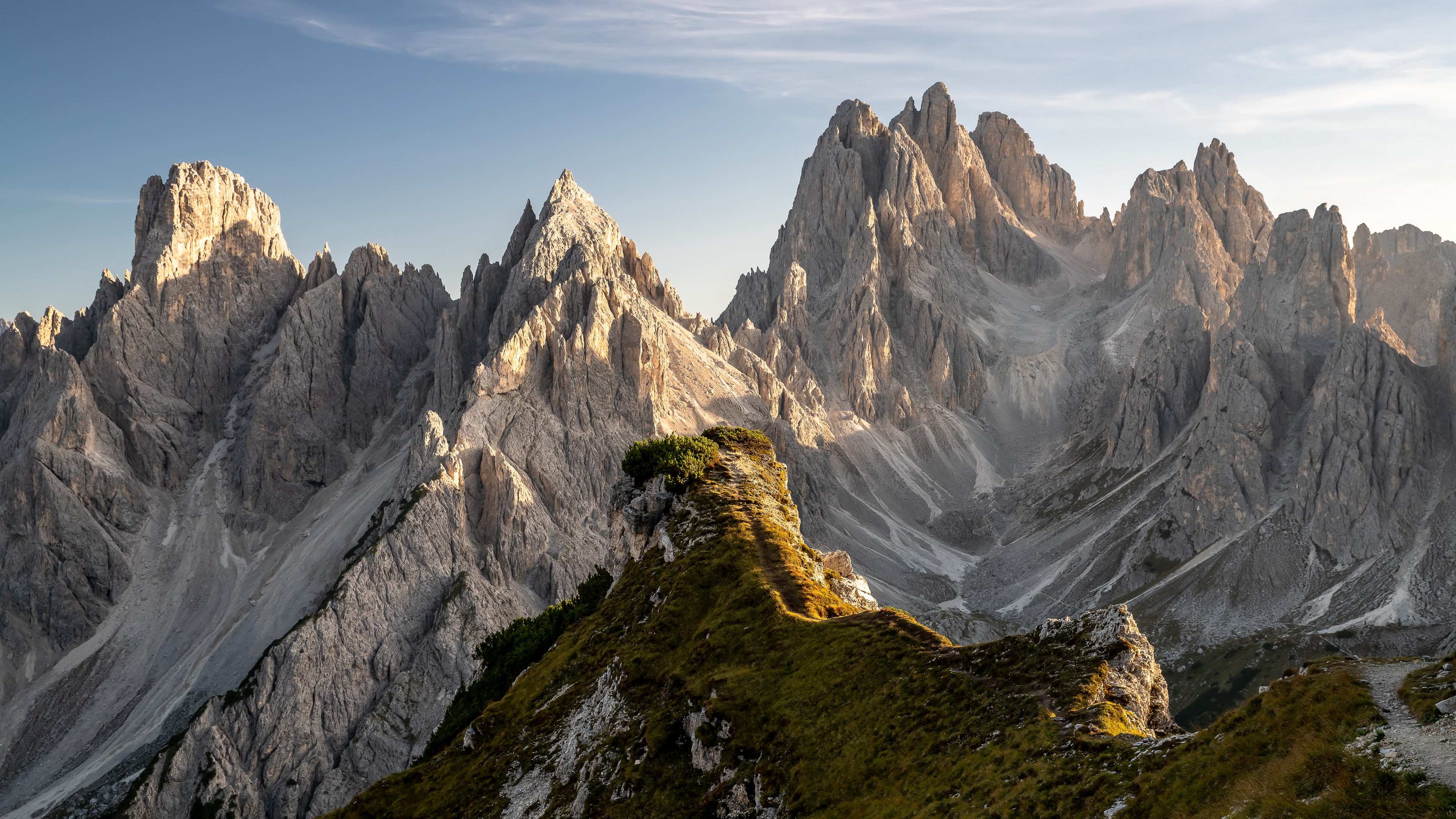 Dolomites Italy Fogy Mountains Wallpapers