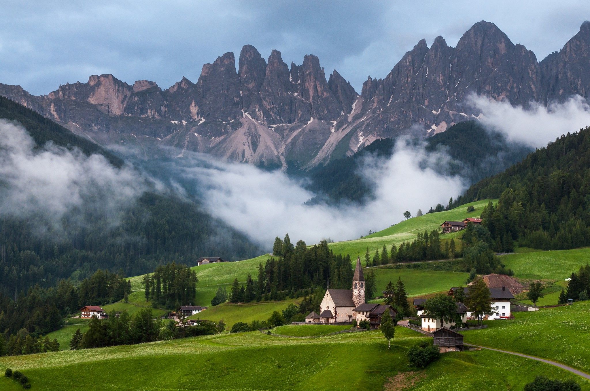 Dolomites Mountain Range Wallpapers