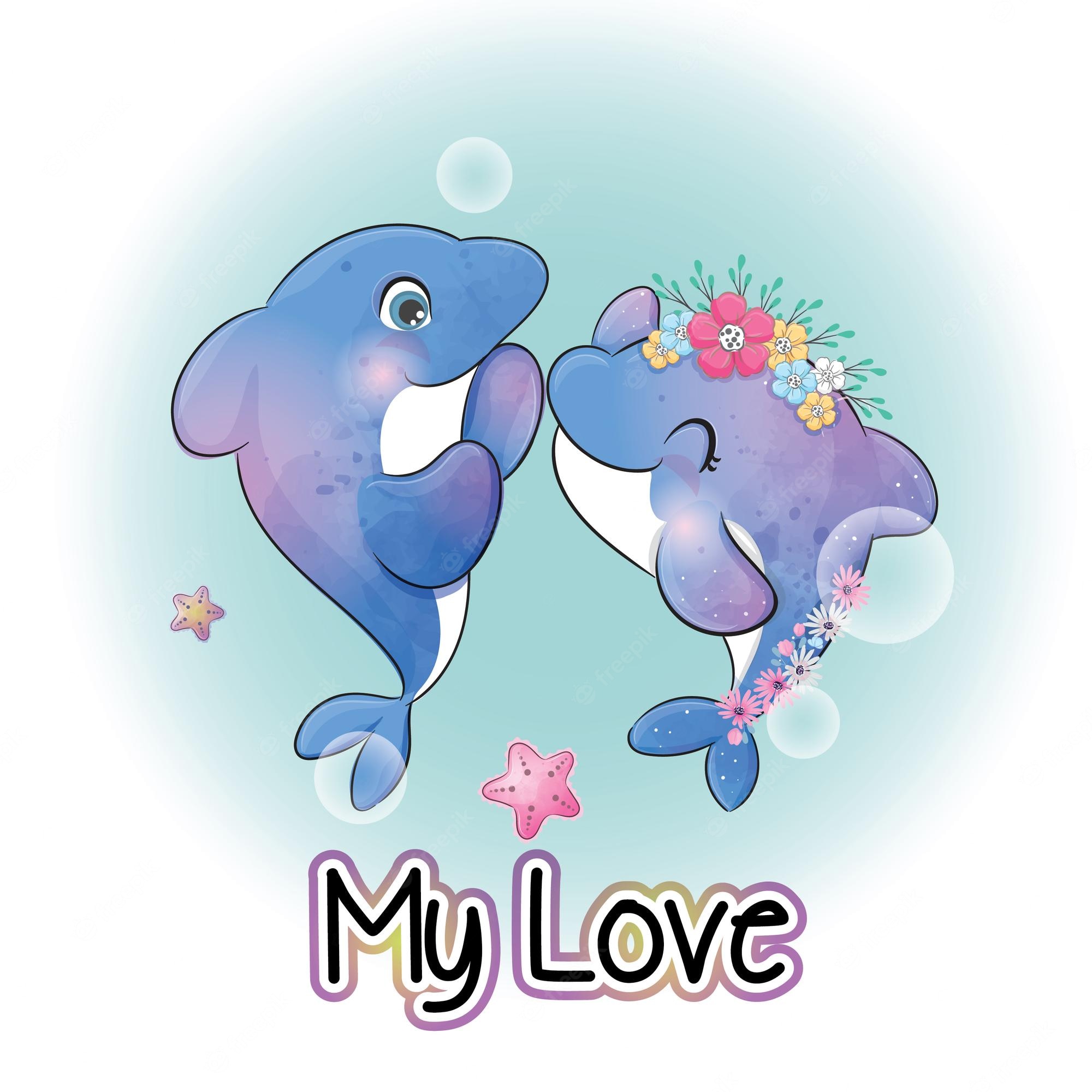 Dolphin Heart Wallpapers