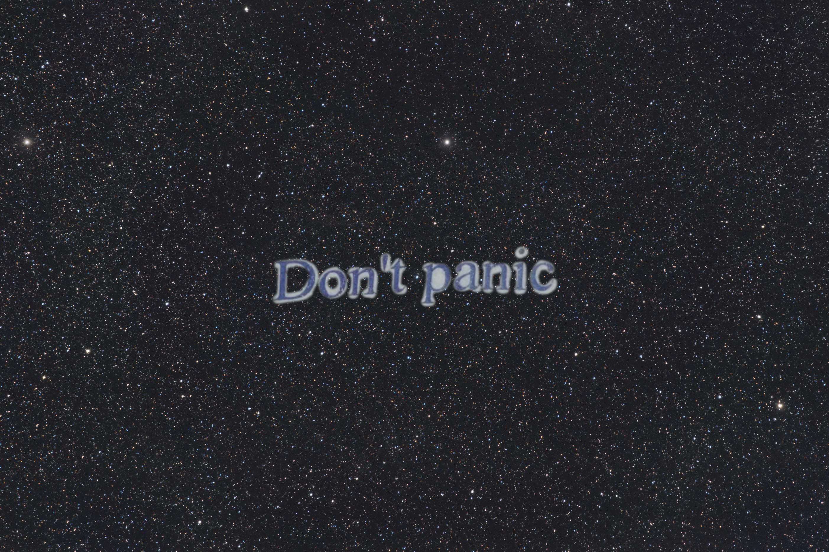 Don T Panic Wallpapers