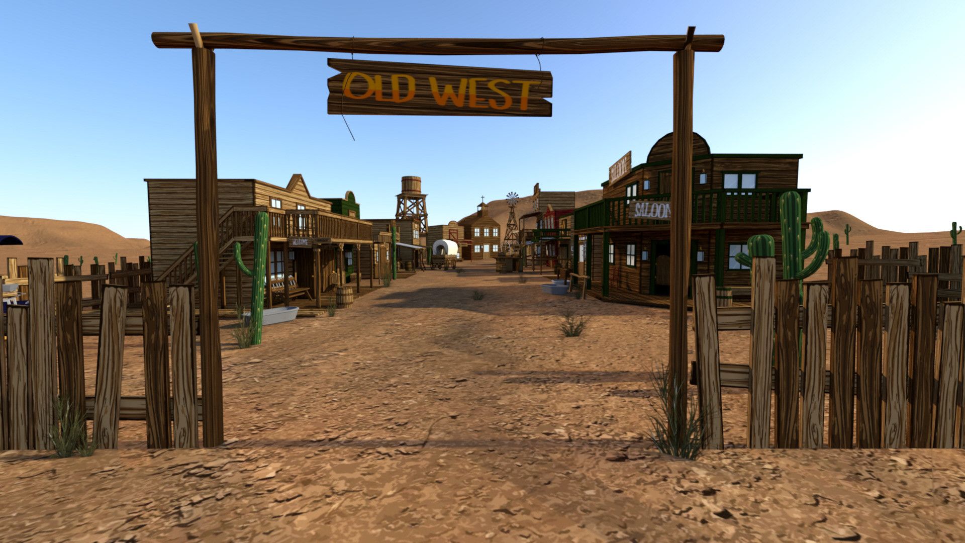 Donley'S Wild West Town Wallpapers