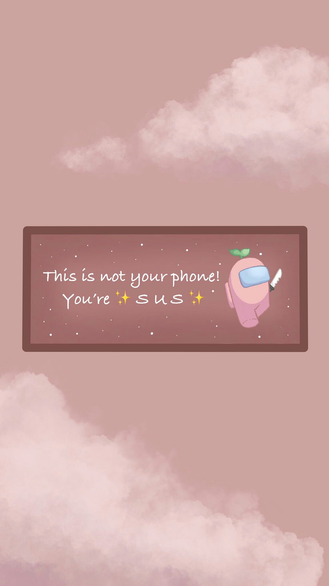 Dont Touch My Phone Among Us Wallpapers