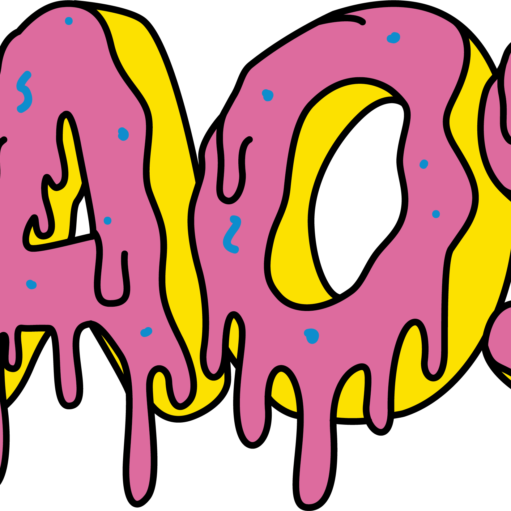 Donut Drip Design Wallpapers