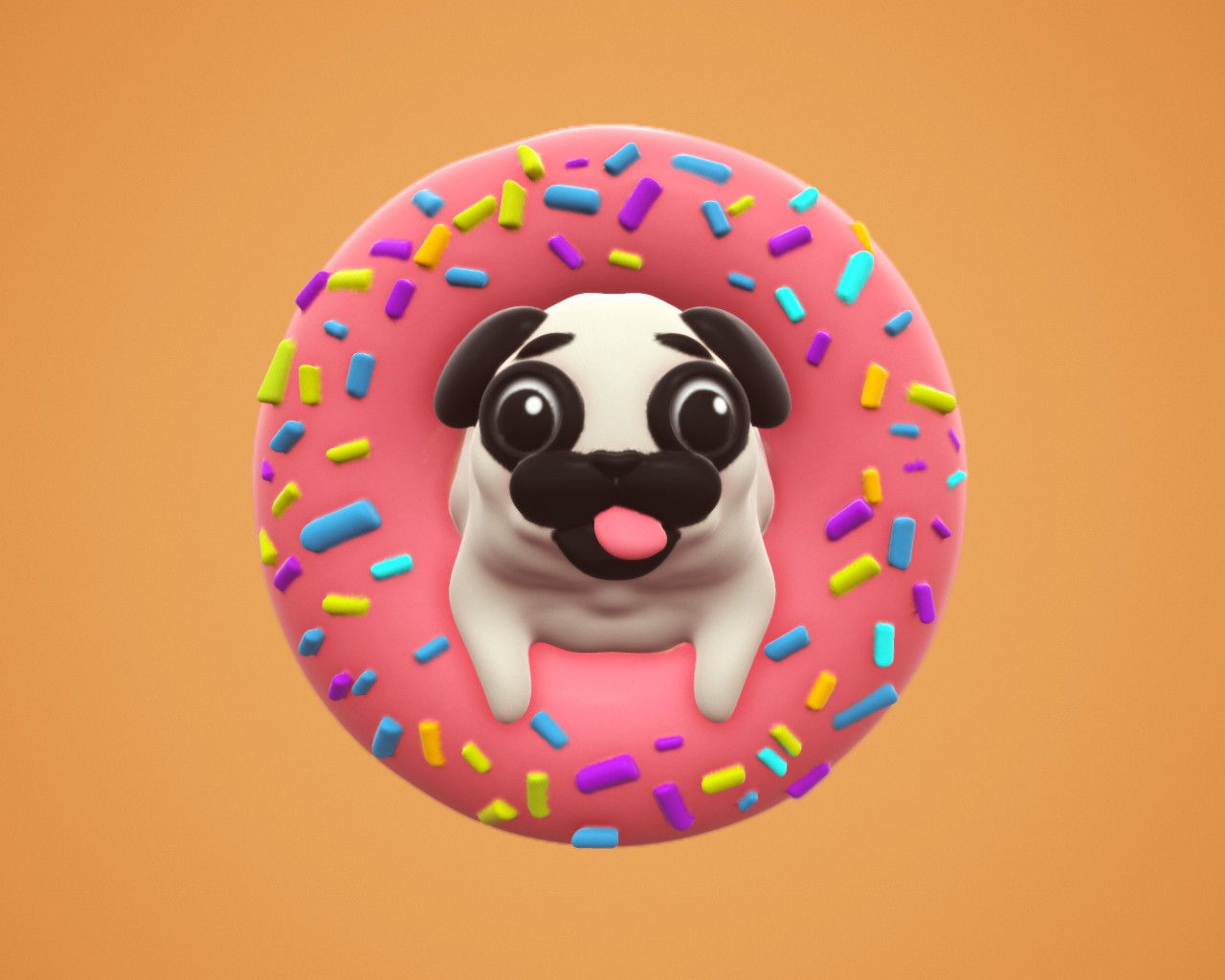 Donut Wolf Wallpapers