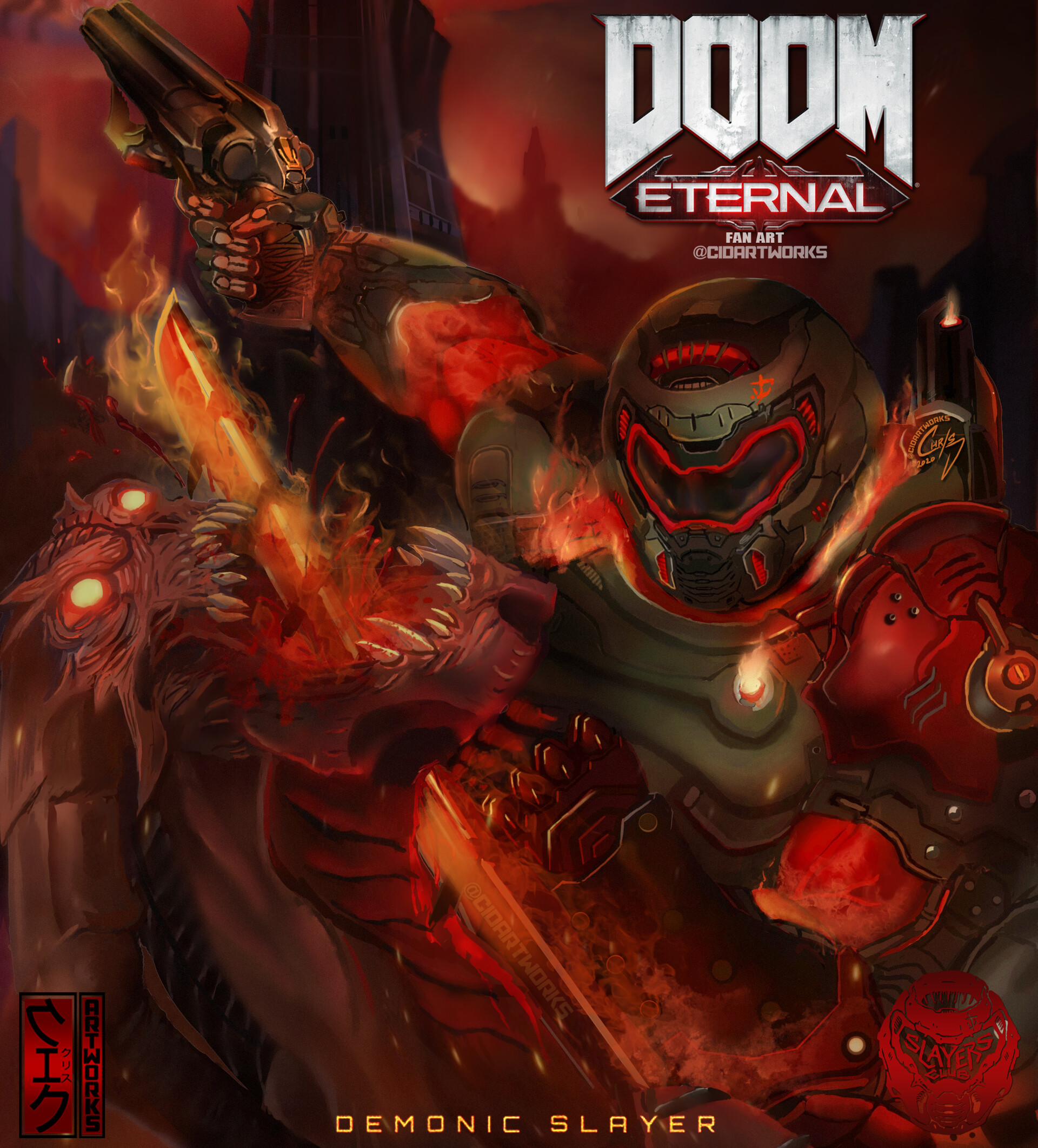 Doom Eternal Fan Art Wallpapers