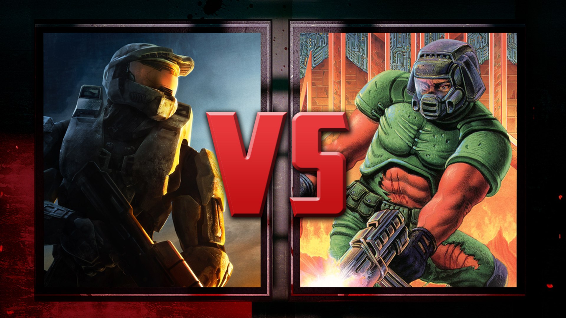 Doomguy vs Master Chief Wallpapers