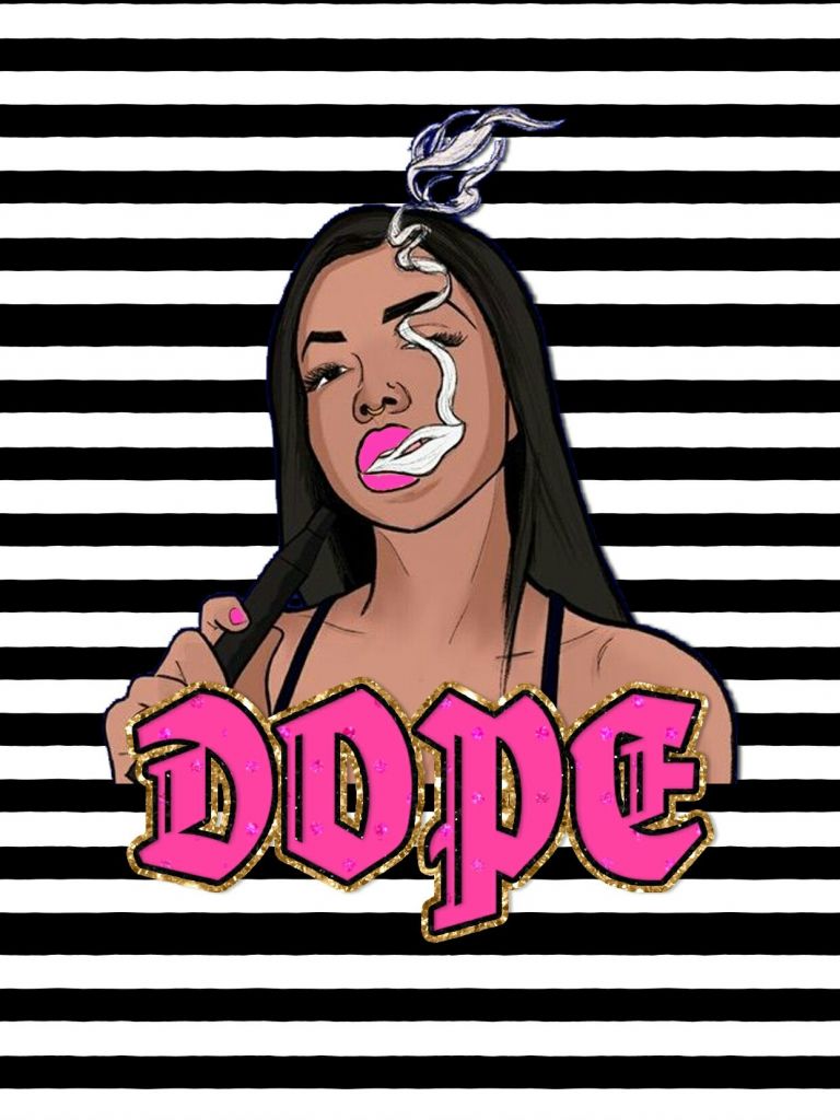 Dope Girl Cartoons Wallpapers