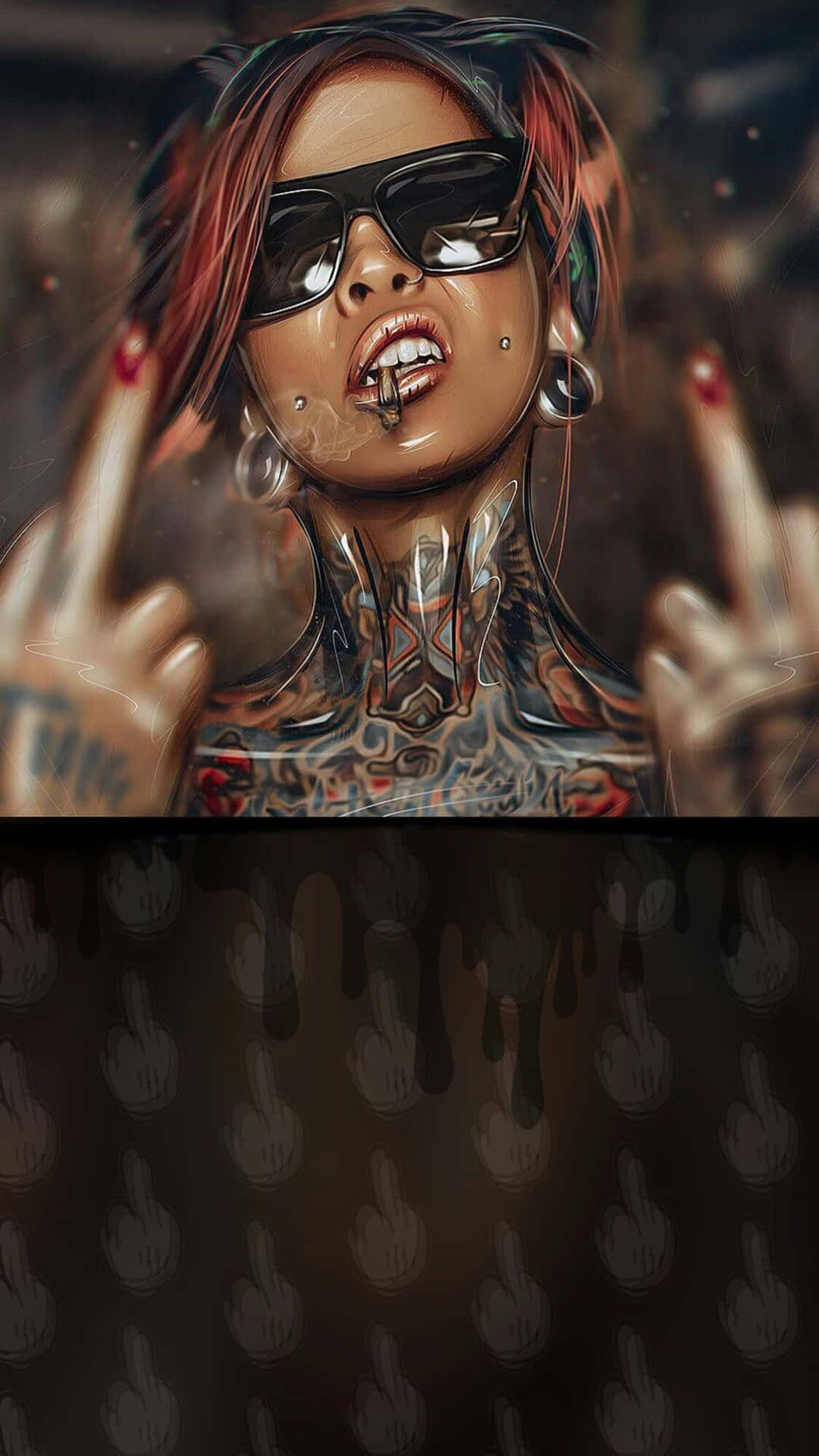 Dope Girl Cartoons Wallpapers