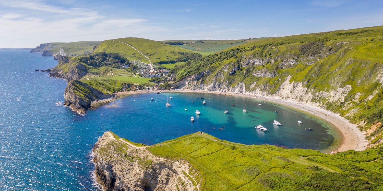 Dorset Bay Lulworth-Cov In England Wallpapers