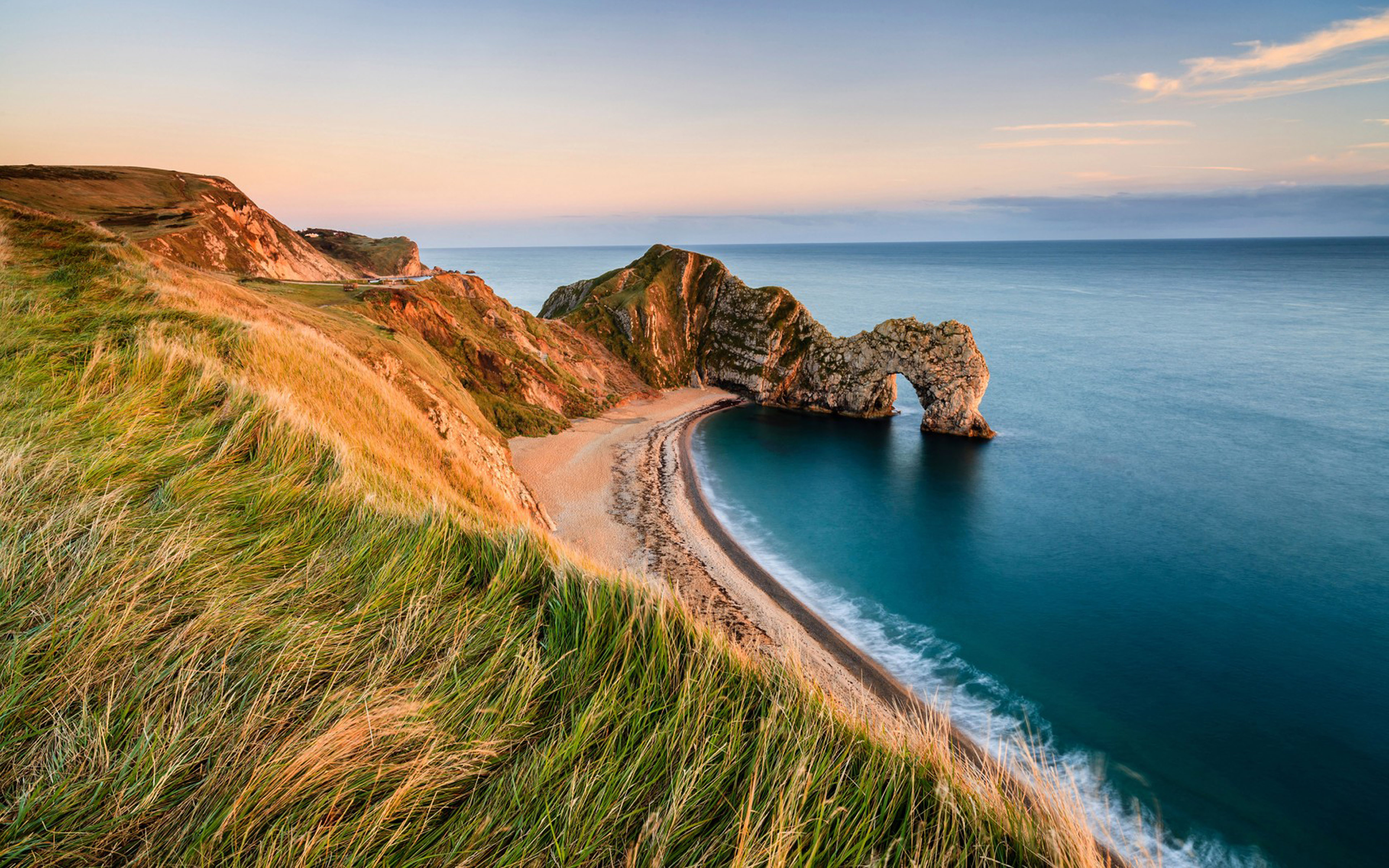 Dorset Bay Lulworth-Cov In England Wallpapers