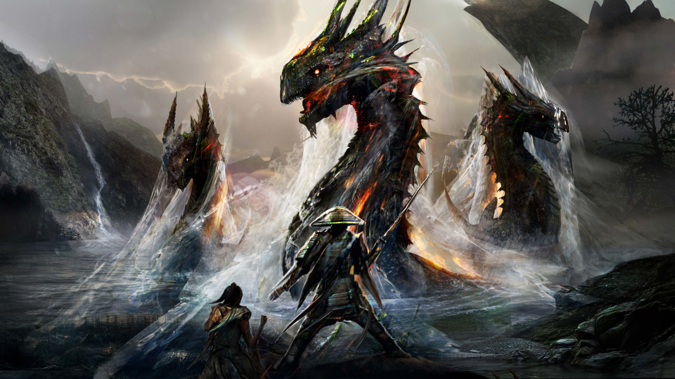 Dragon 1366X768 Wallpapers