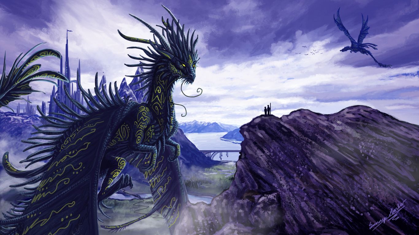 Dragon 1366X768 Wallpapers