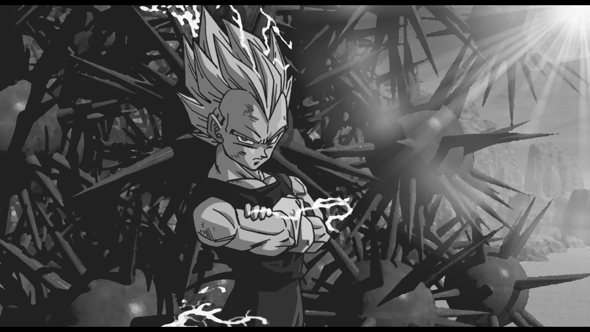 Dragon Ball Black And White Wallpapers