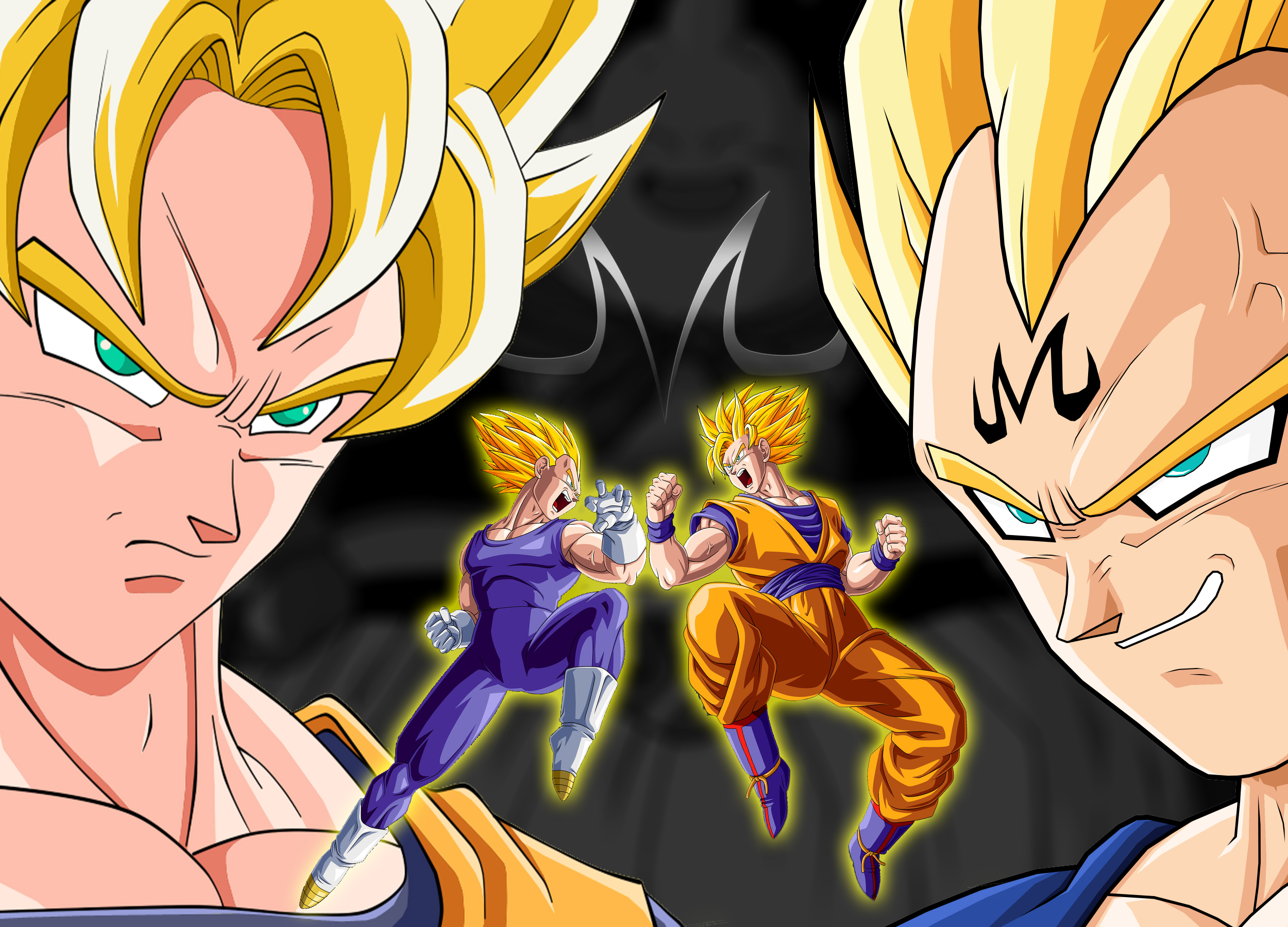 Dragon Ball Goku Vs Vegeta Wallpapers