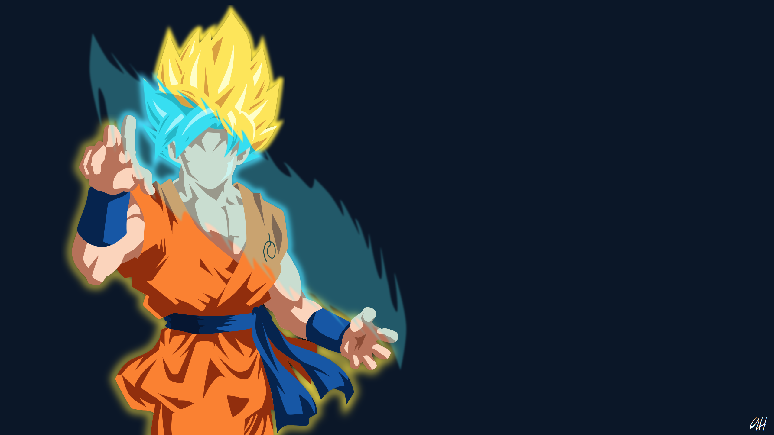 Dragon Ball Minimalist Art Wallpapers