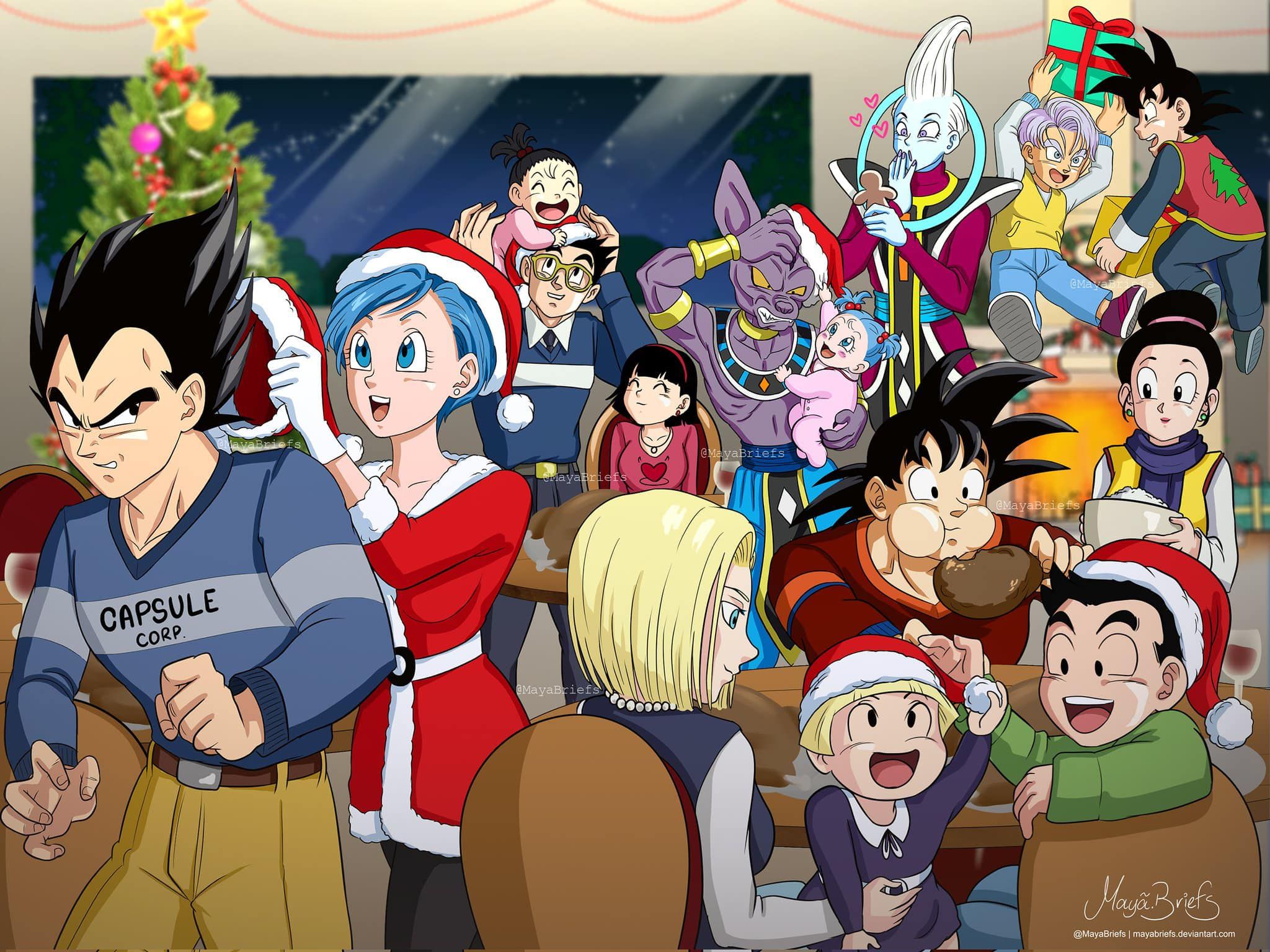 Dragon Ball Z Christmas Wallpapers