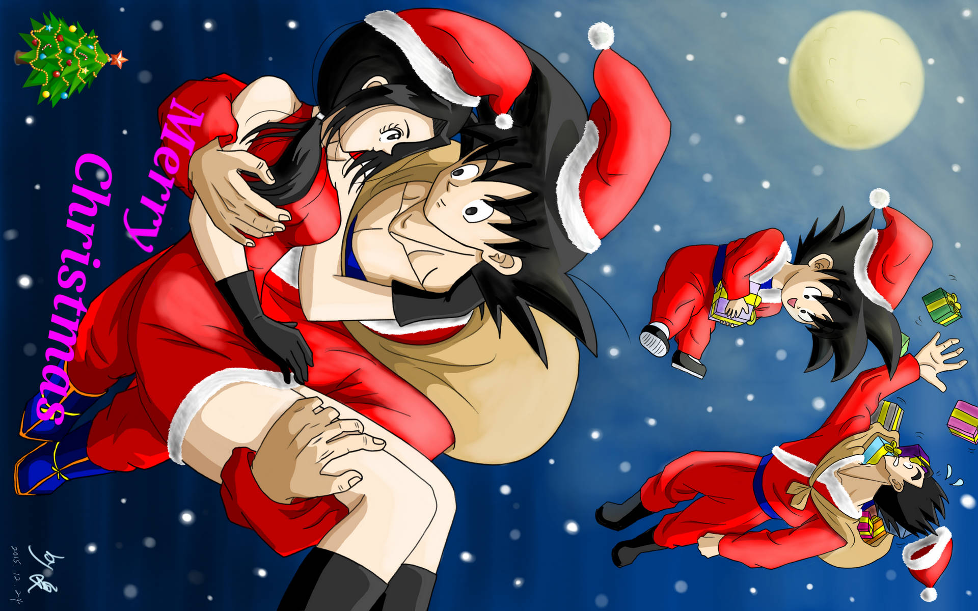 Dragon Ball Z Christmas Wallpapers