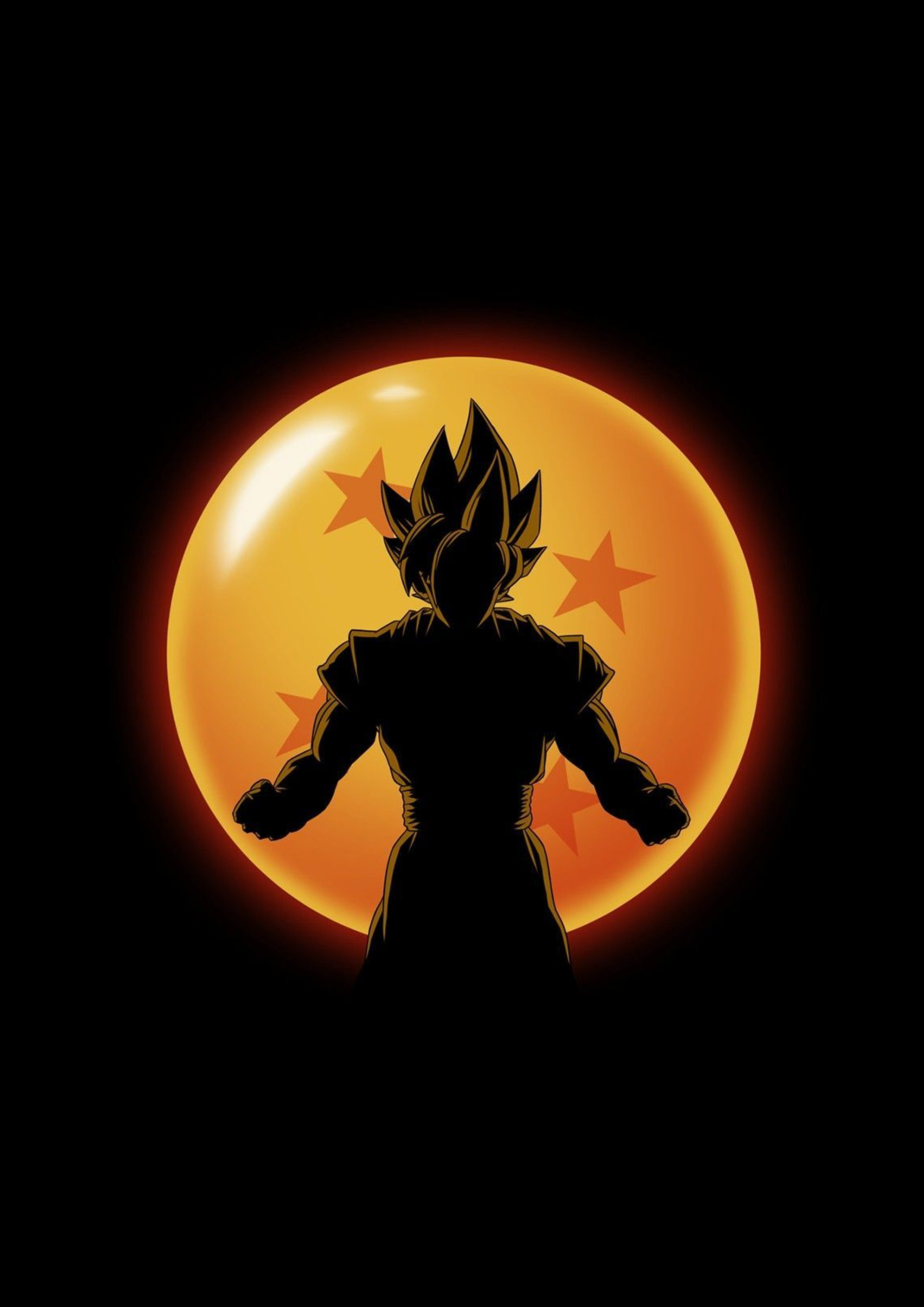 Dragon Ball Z Goku 4K Moon Wallpapers