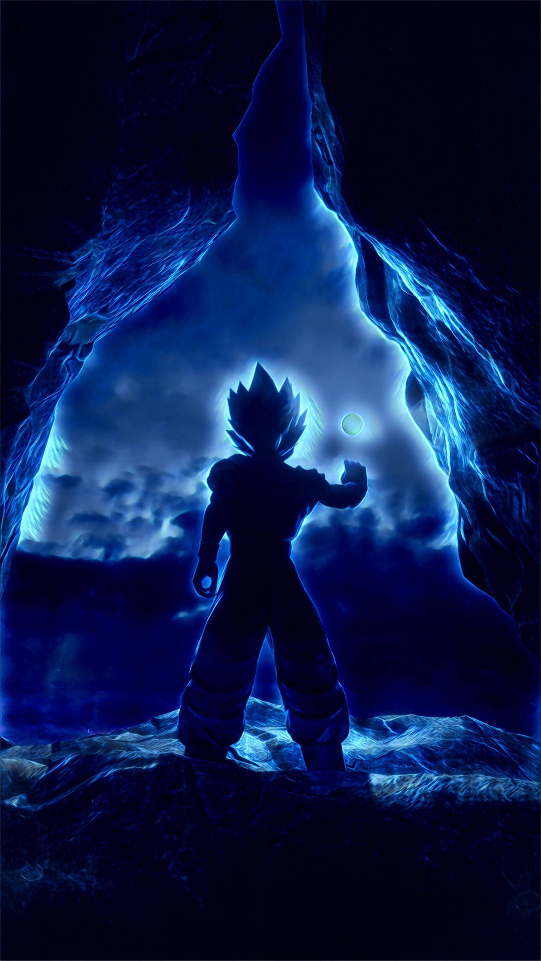 Dragon Ball Z Goku 4K Moon Wallpapers