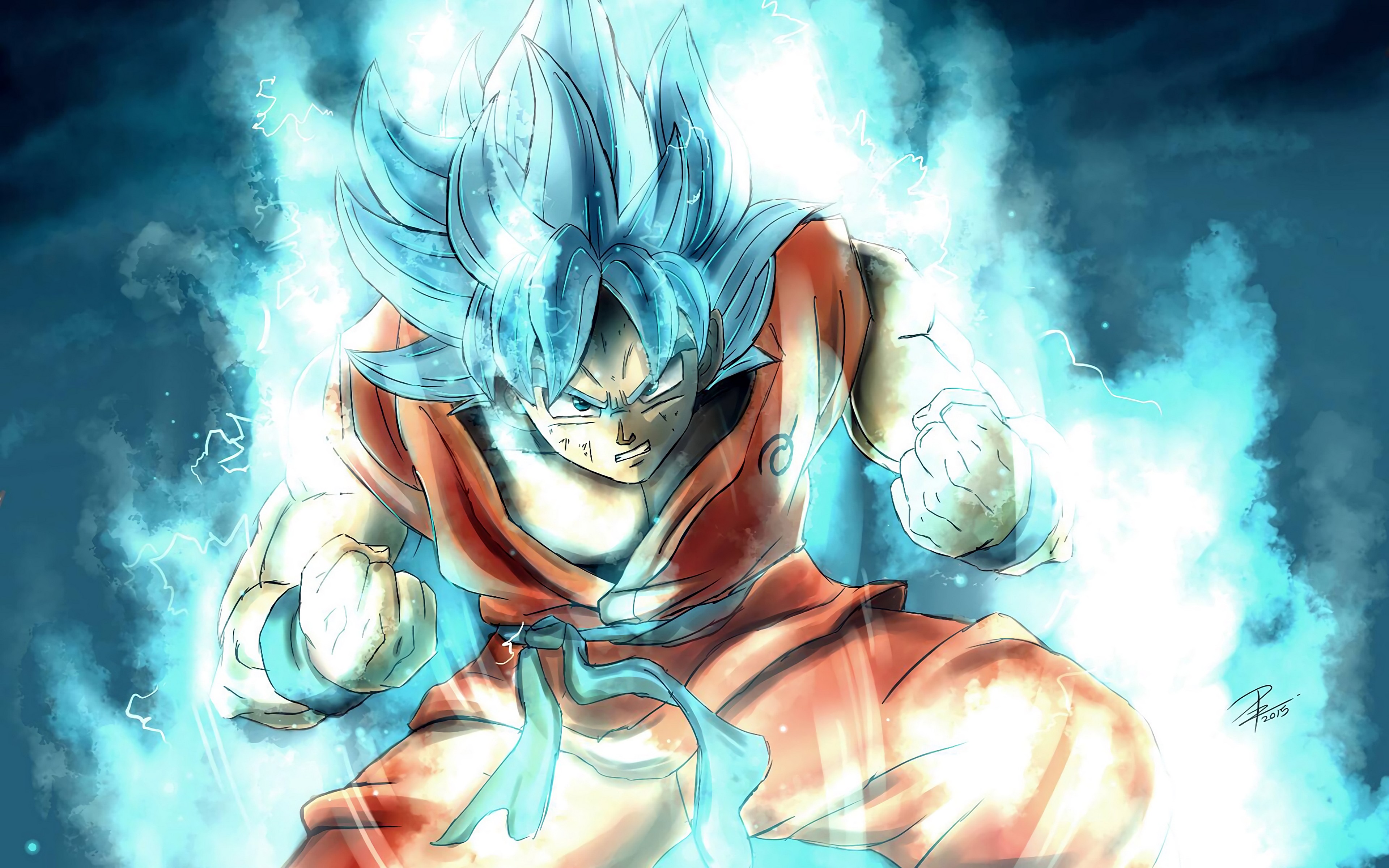 Dragon Ball Z Goku Super Saiyan God Wallpapers