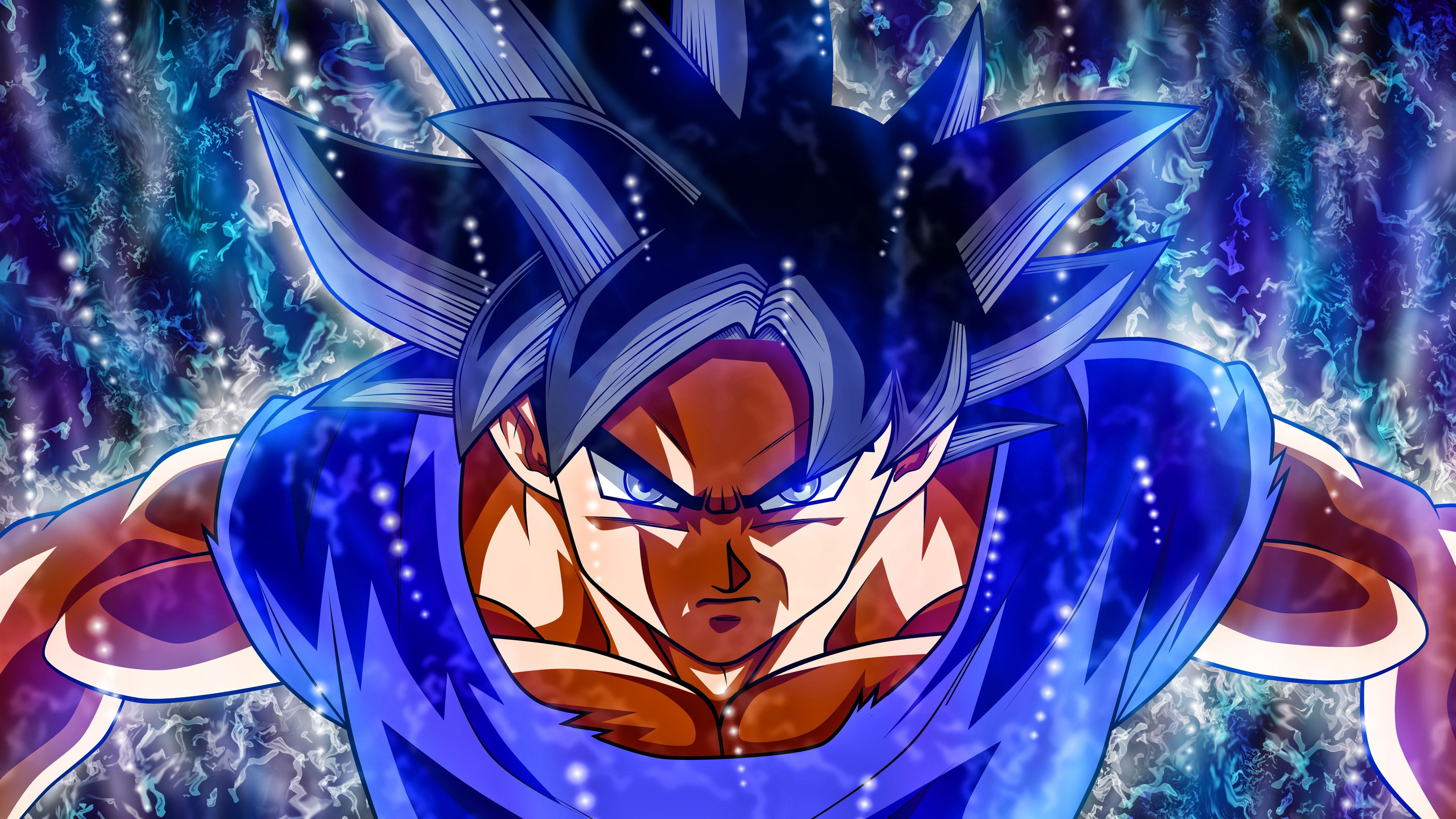 Dragon Ball Z Goku Ultra Instinct Fire Wallpapers