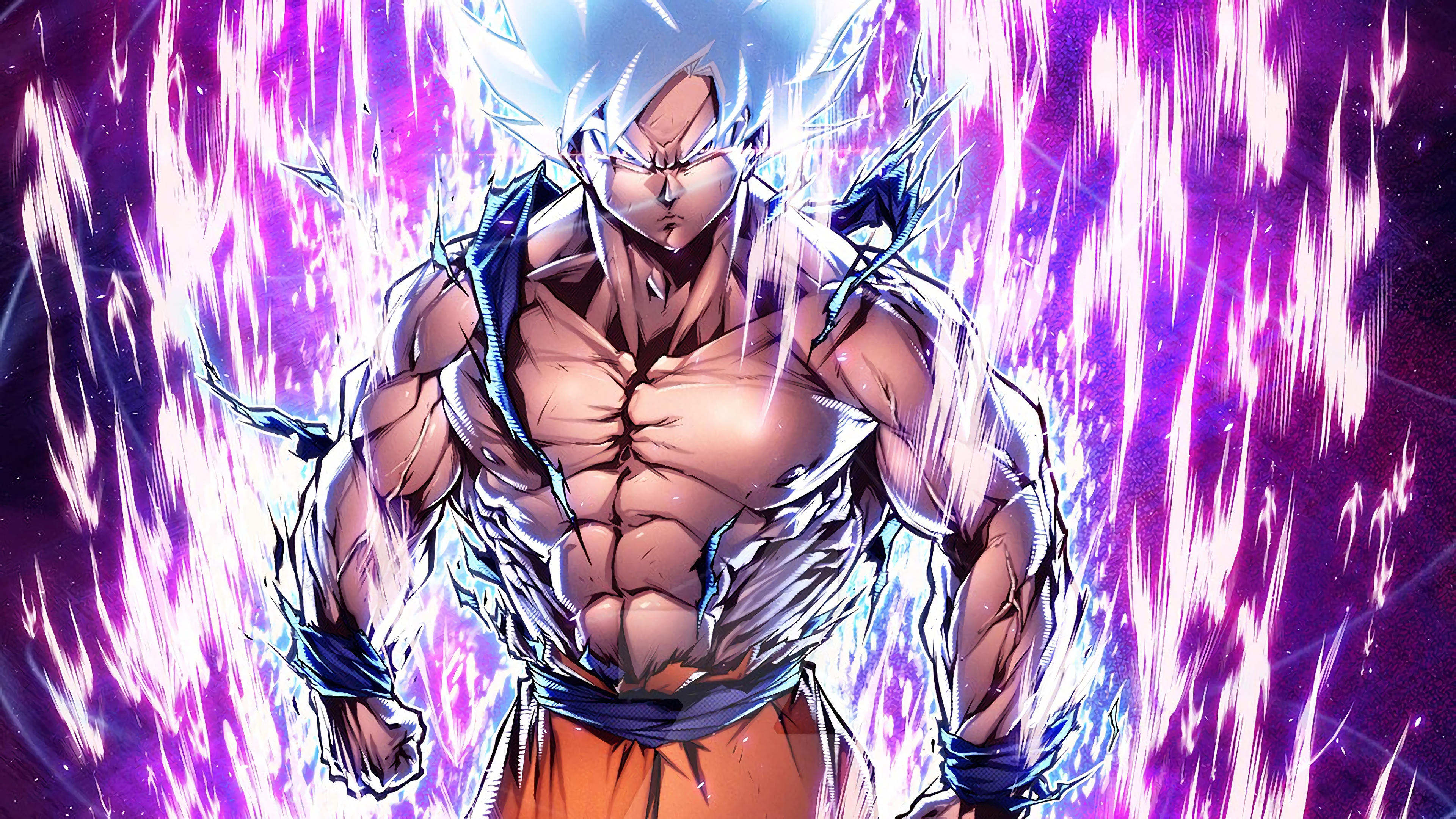 Dragon Ball Z Goku Ultra Instinct Fire Wallpapers