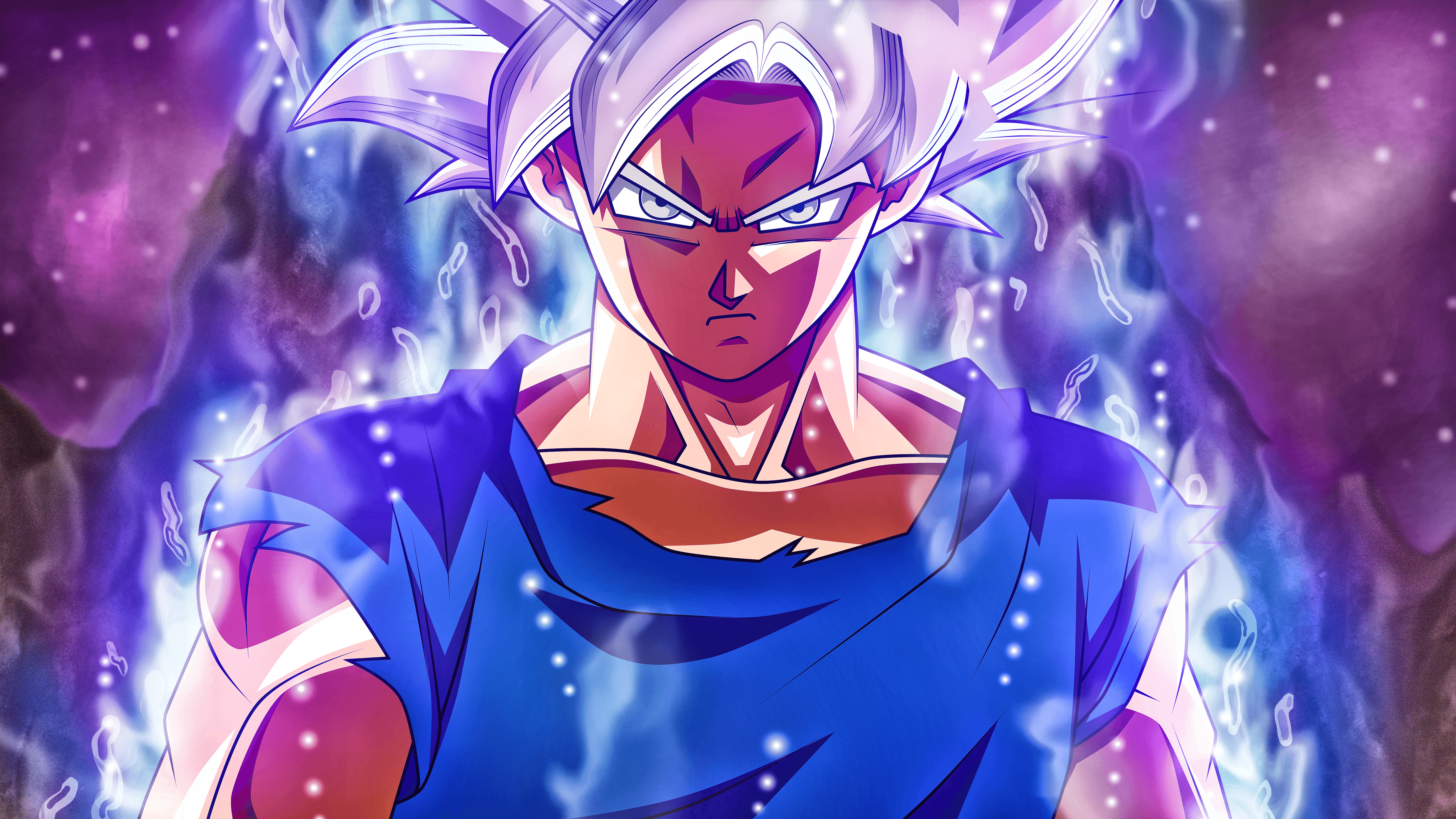 Dragon Ball Z Goku Ultra Instinct Fire Wallpapers