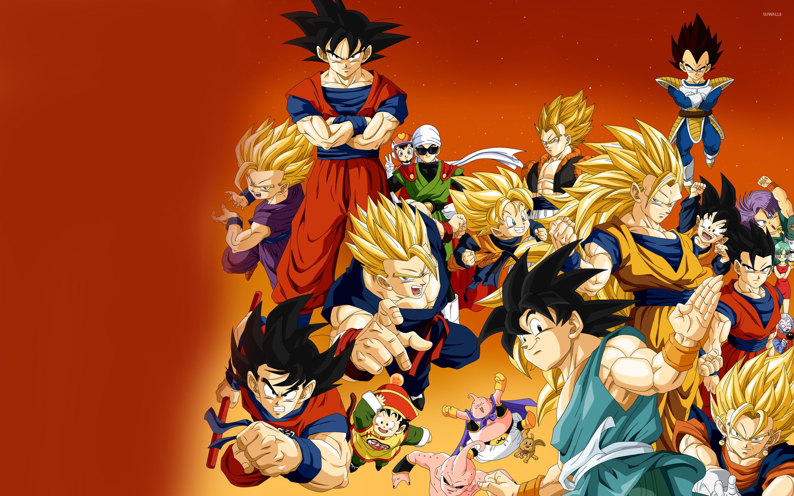 Dragon Ball Z Group Picture Wallpapers