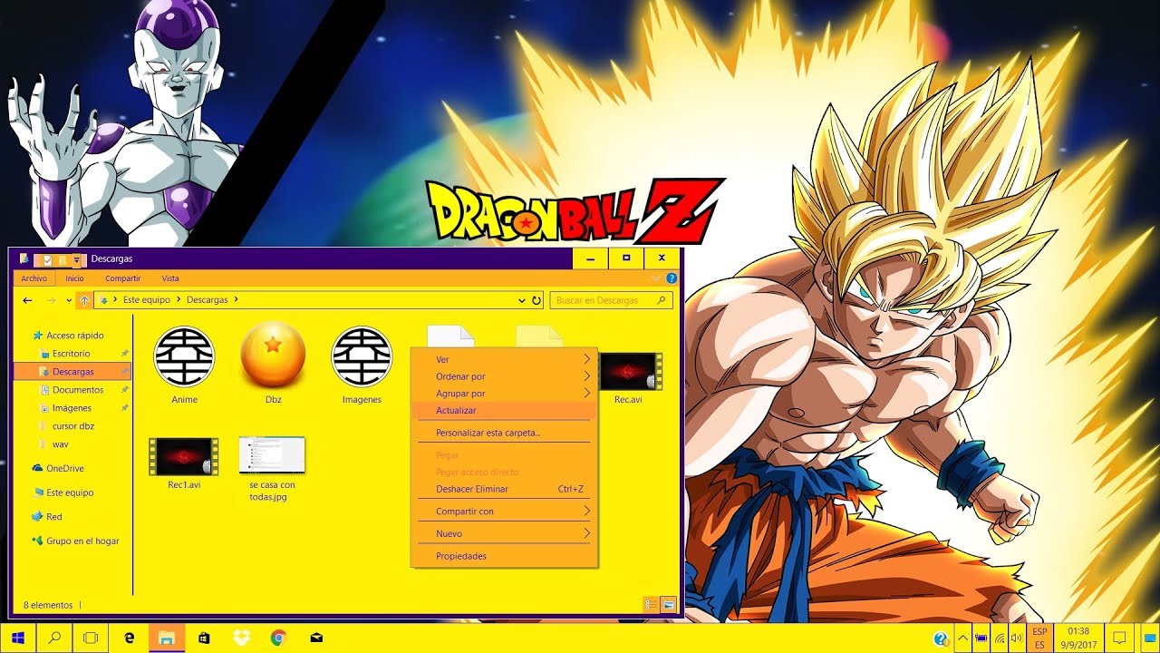 Dragon Ball Z Windows 10 Theme Wallpapers