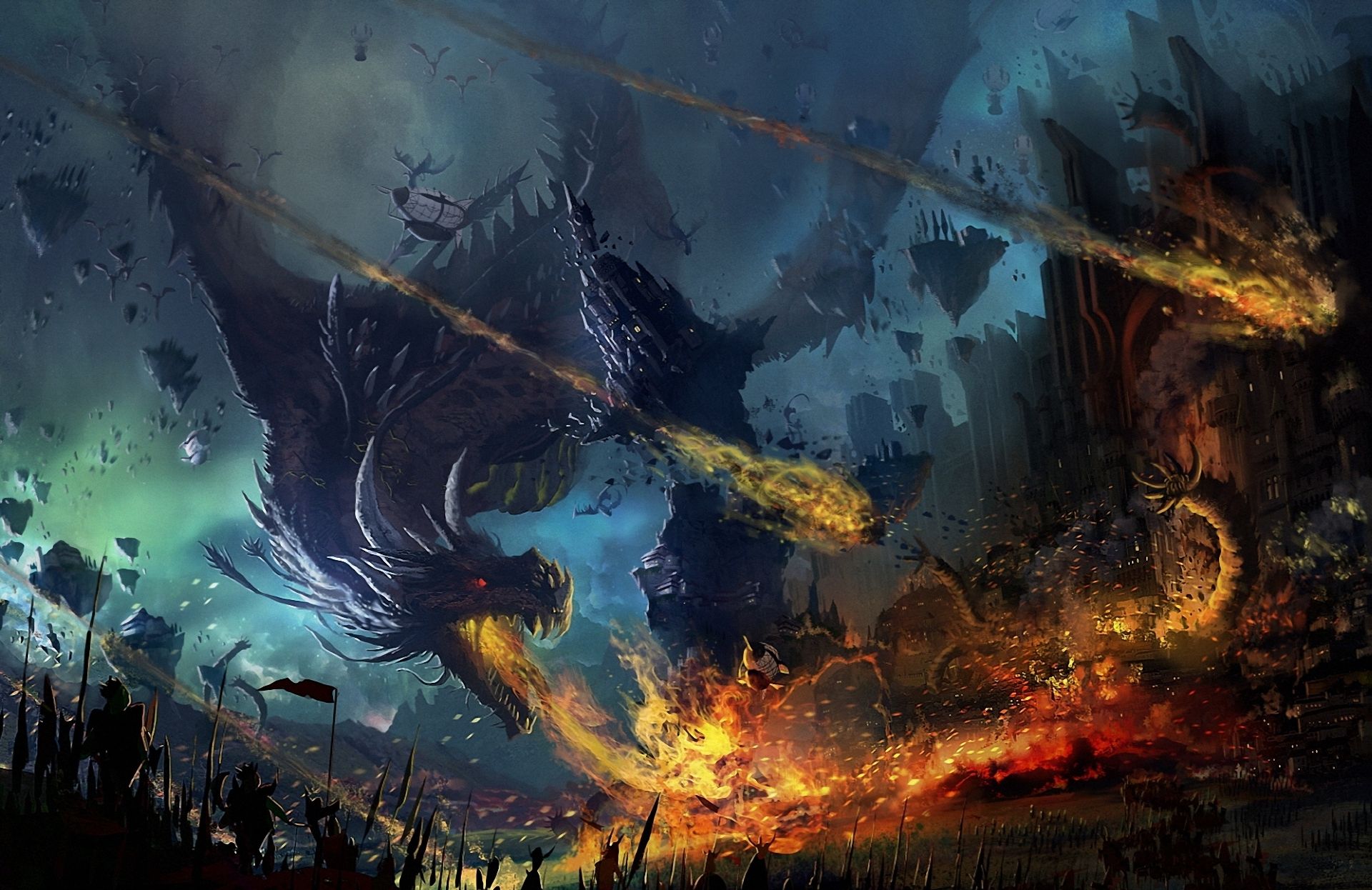 Dragon Battle Fire Vs Ice Game Of Thrones Wallpapers