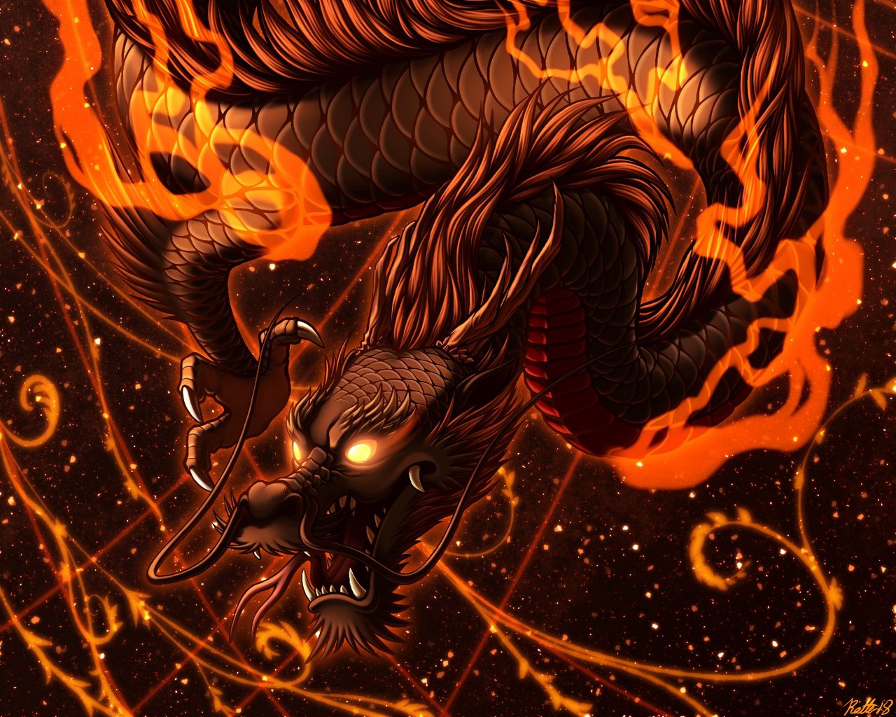 Dragon Fire Art
 Wallpapers