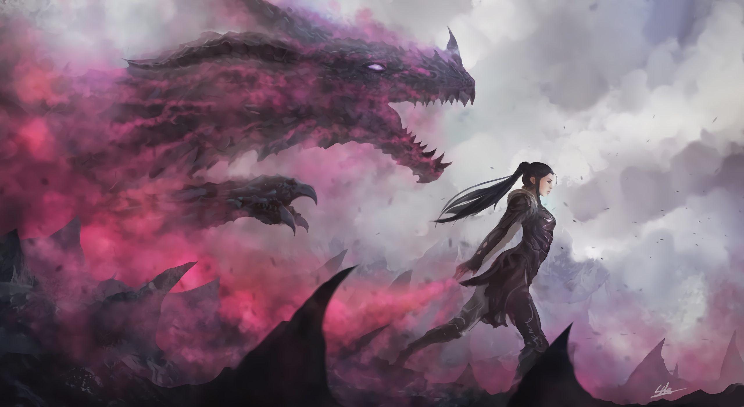 Dragon Girl Wallpapers