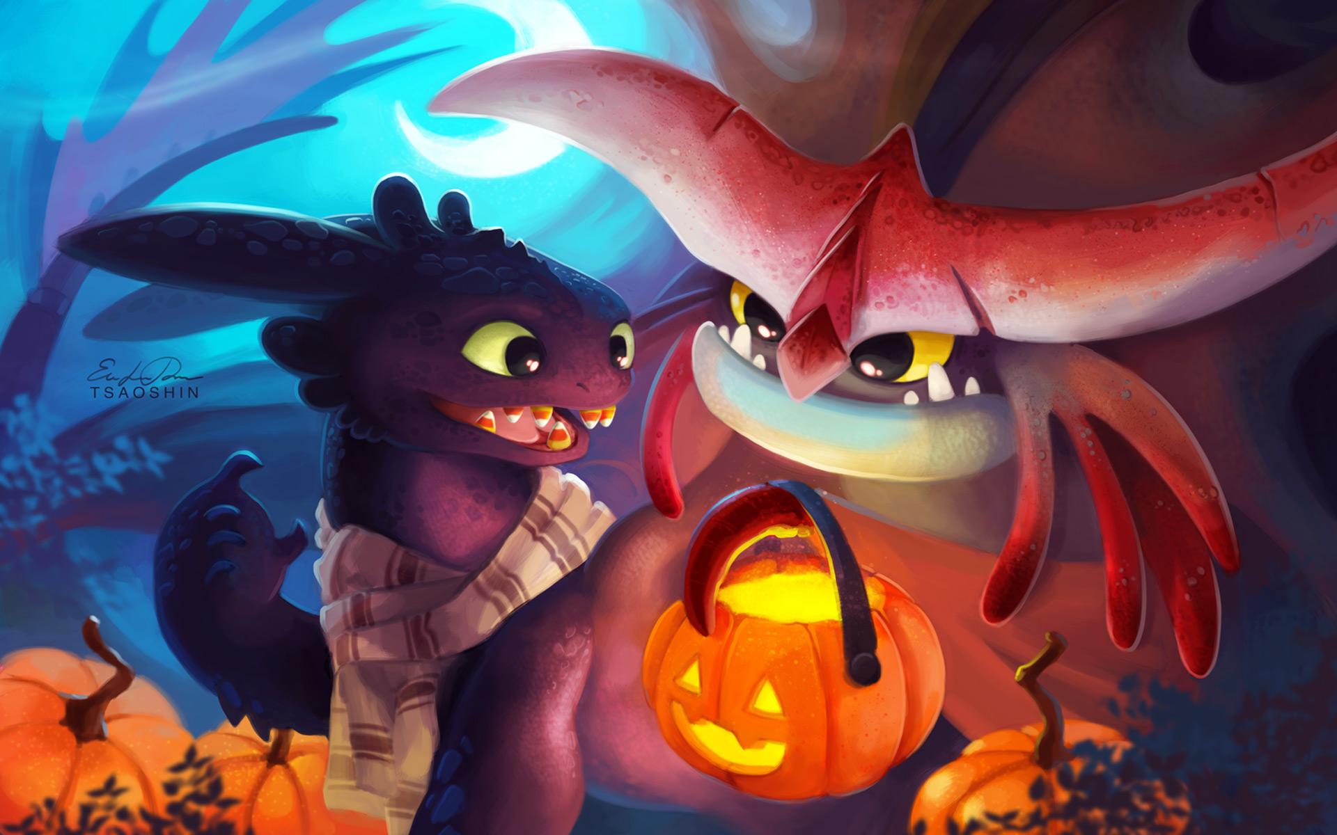 Dragon Halloween
 Wallpapers