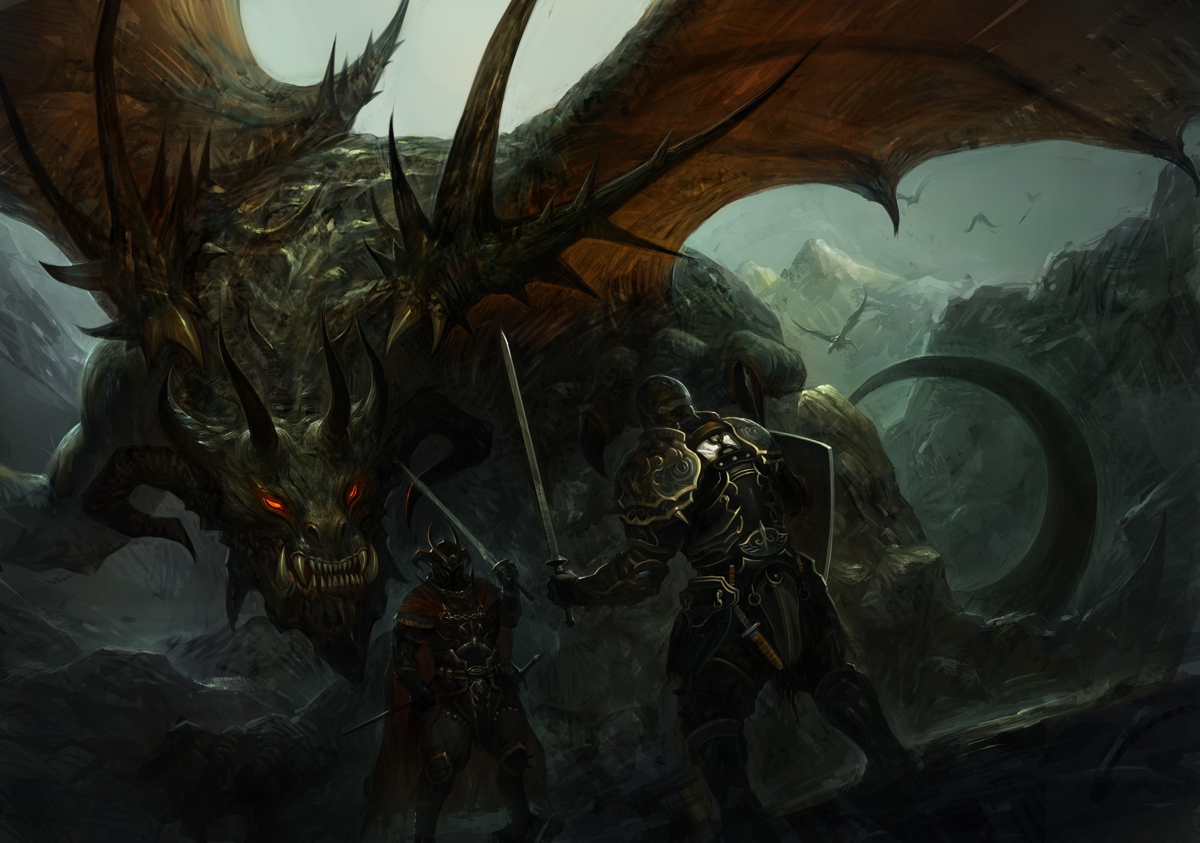 Dragon Knight Fantasy Art Wallpapers