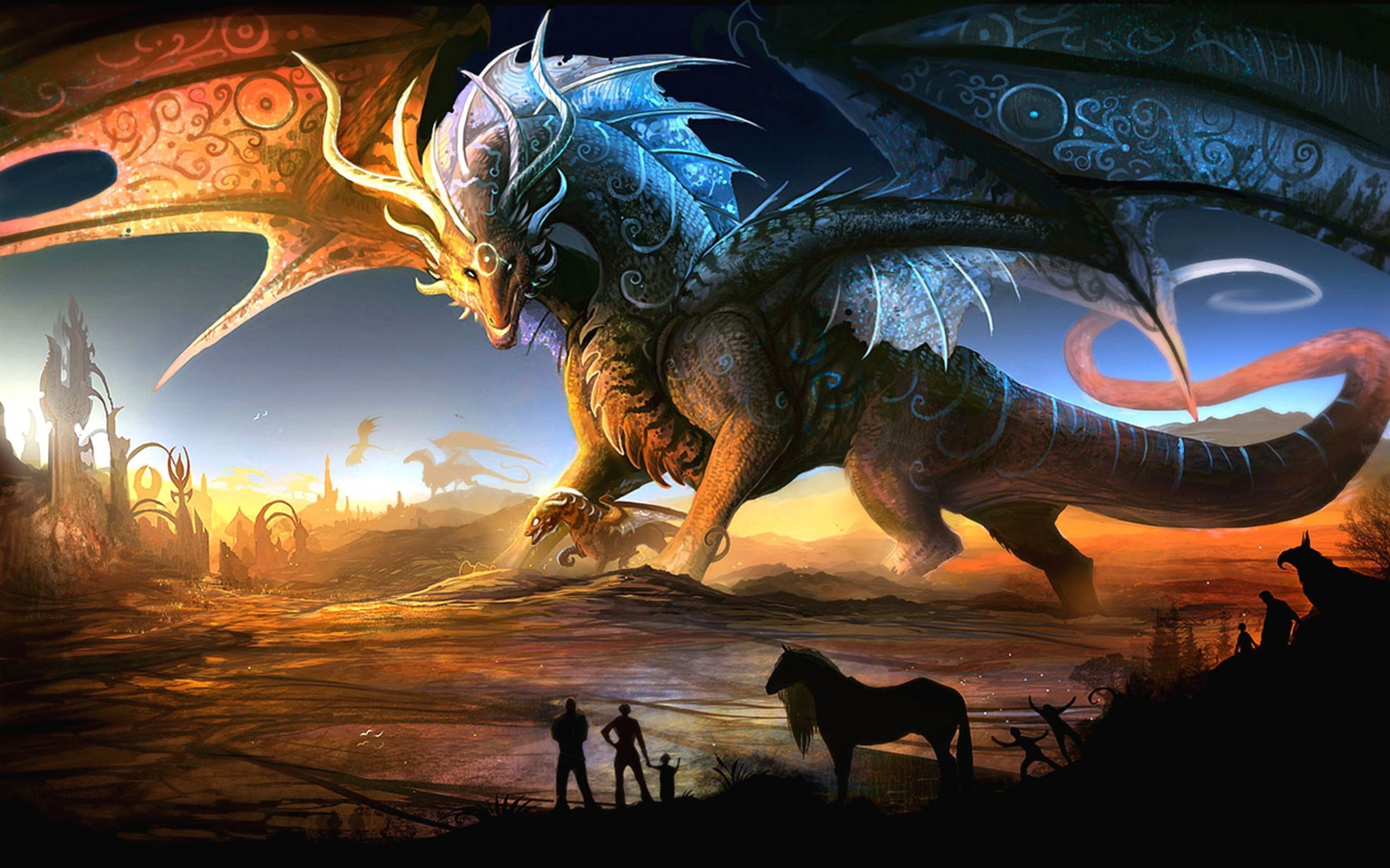 Dragon Landscape Wallpapers