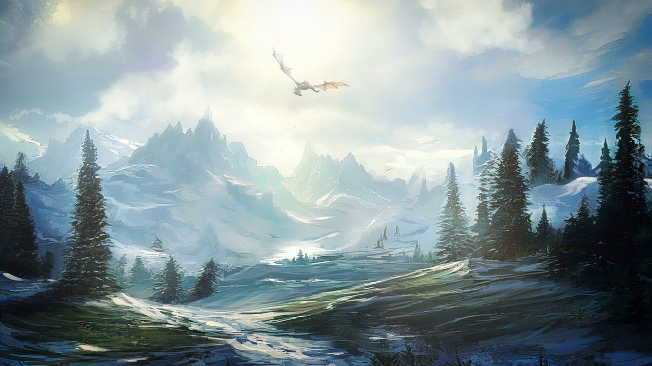 Dragon Landscape Wallpapers