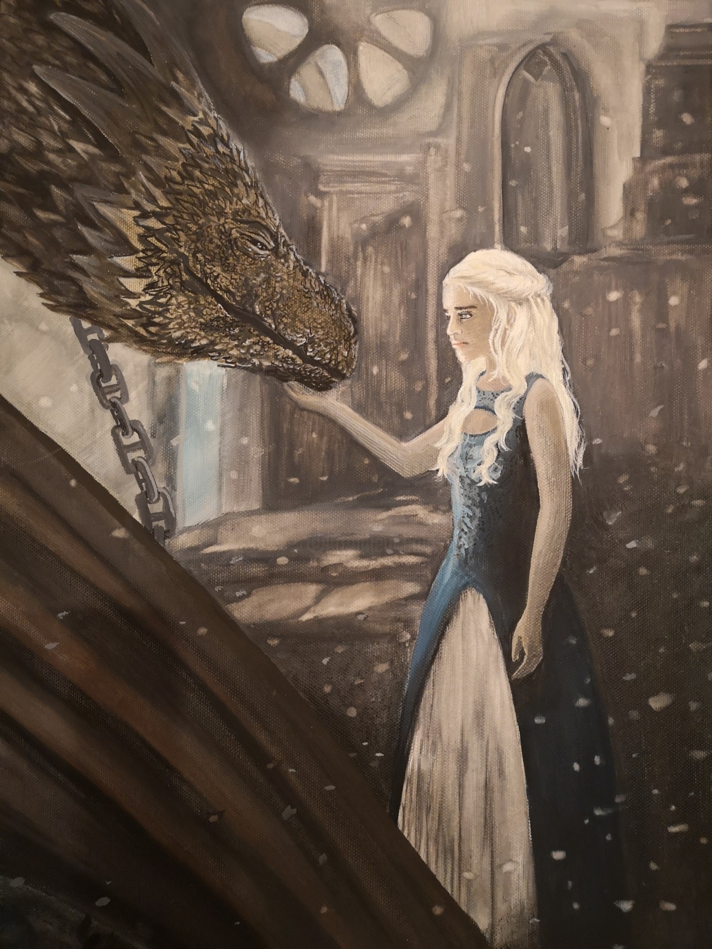 Dragon Queen Khaleesi Cartoon Artwork Wallpapers
