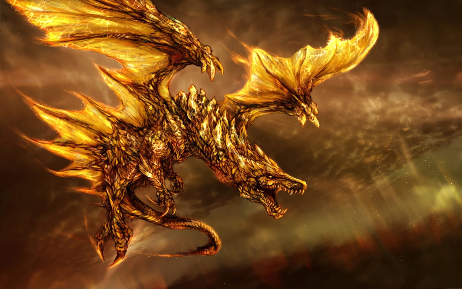 Dragon Throwing Fire Wallpapers