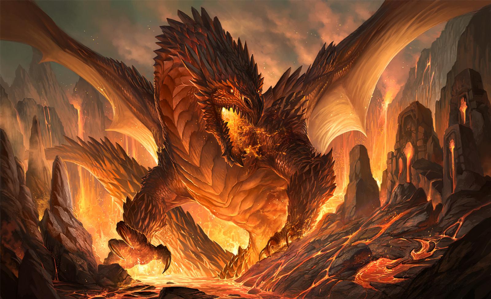 Dragon Throwing Fire Wallpapers