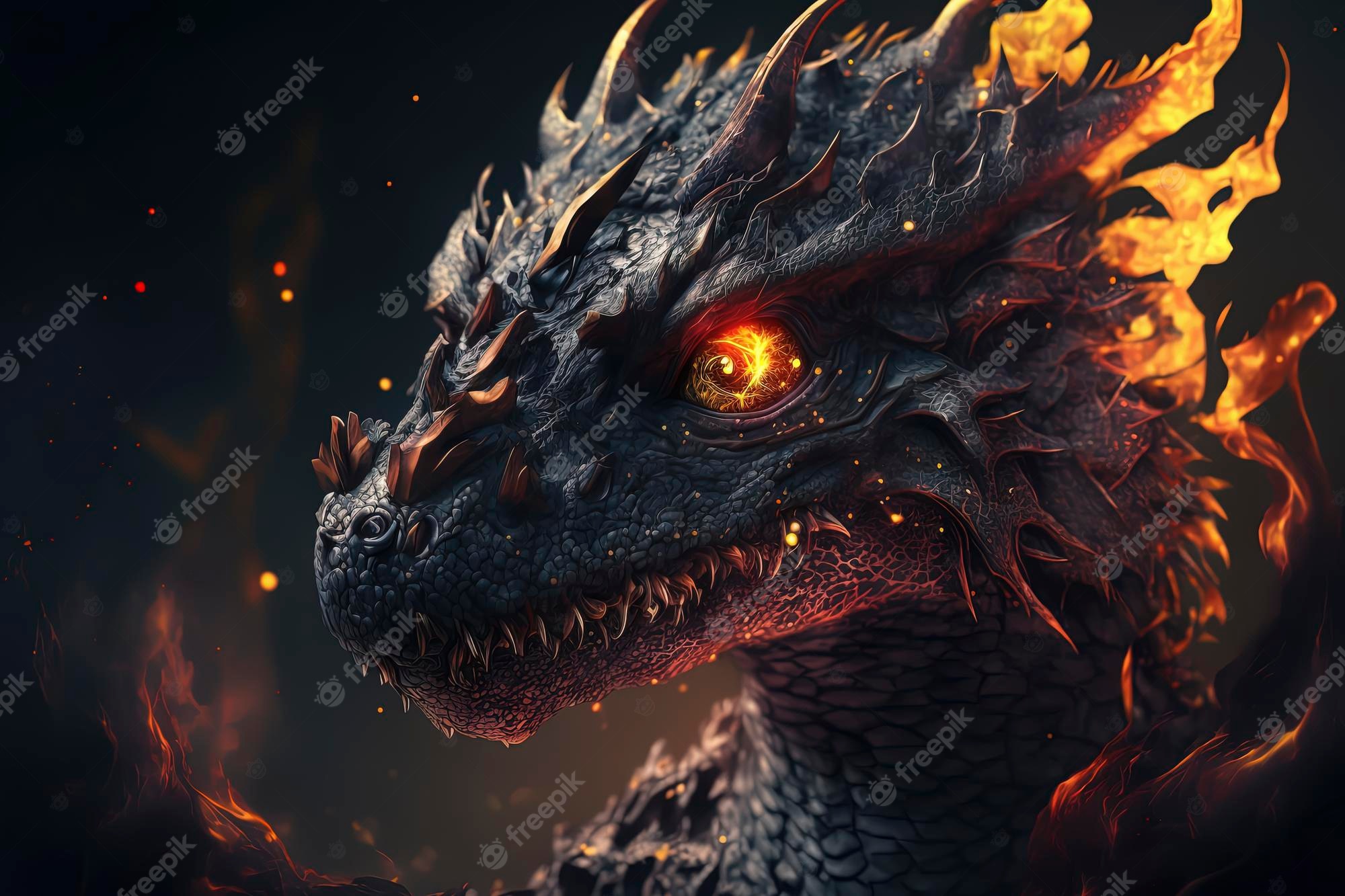 Dragon Throwing Fire Wallpapers