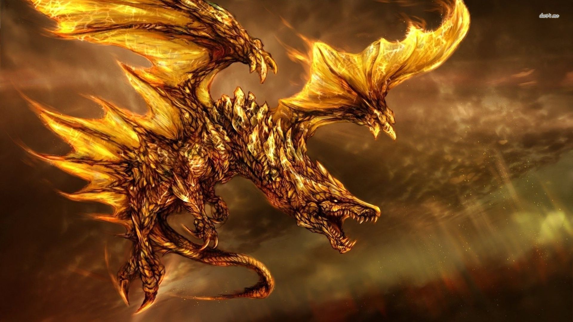 Dragon Throwing Fire Wallpapers