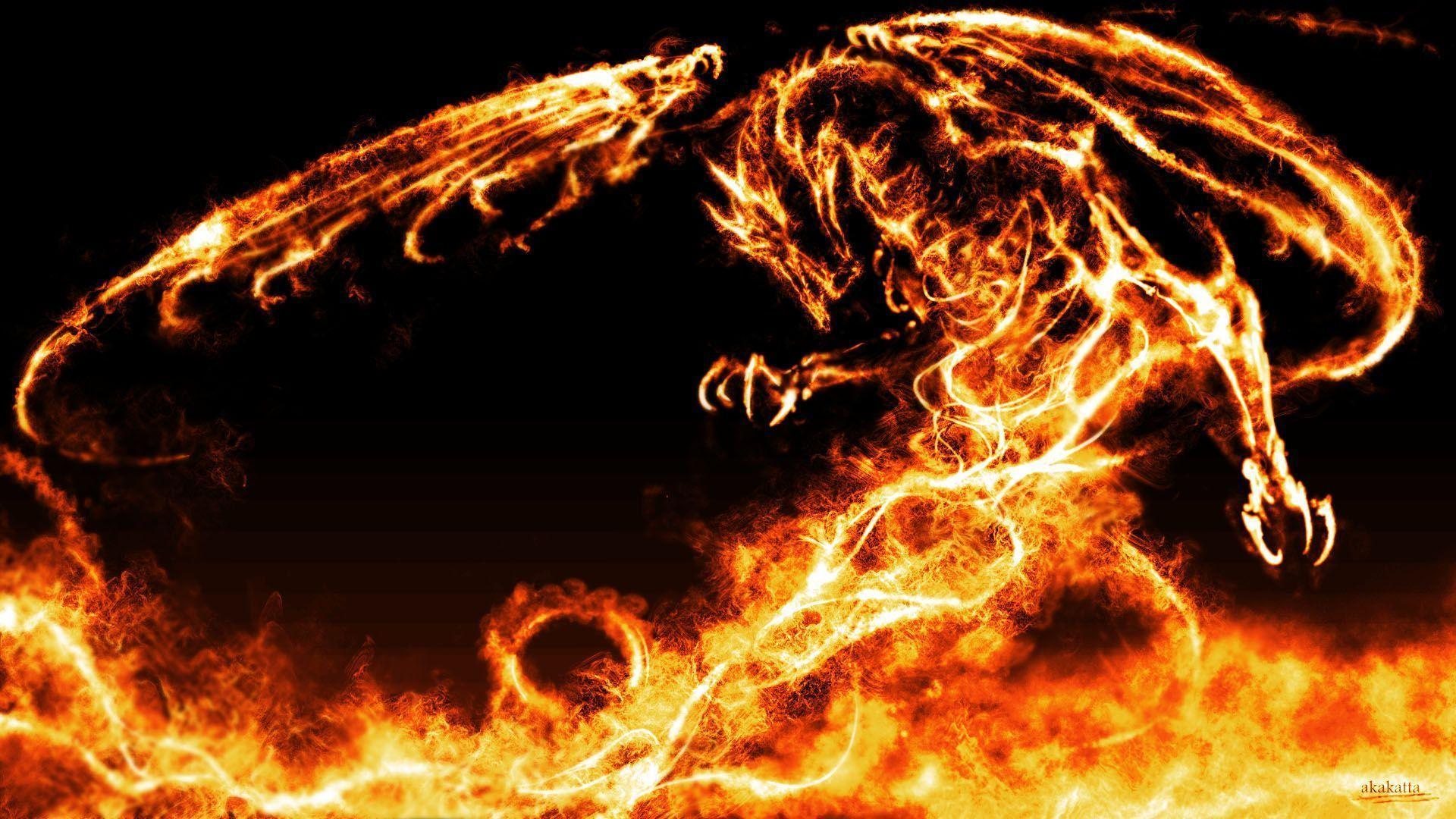 Dragon Throwing Fire Wallpapers