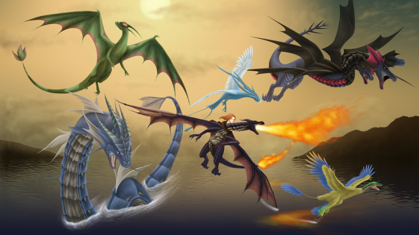 Dragon Type Pokemon
 Wallpapers