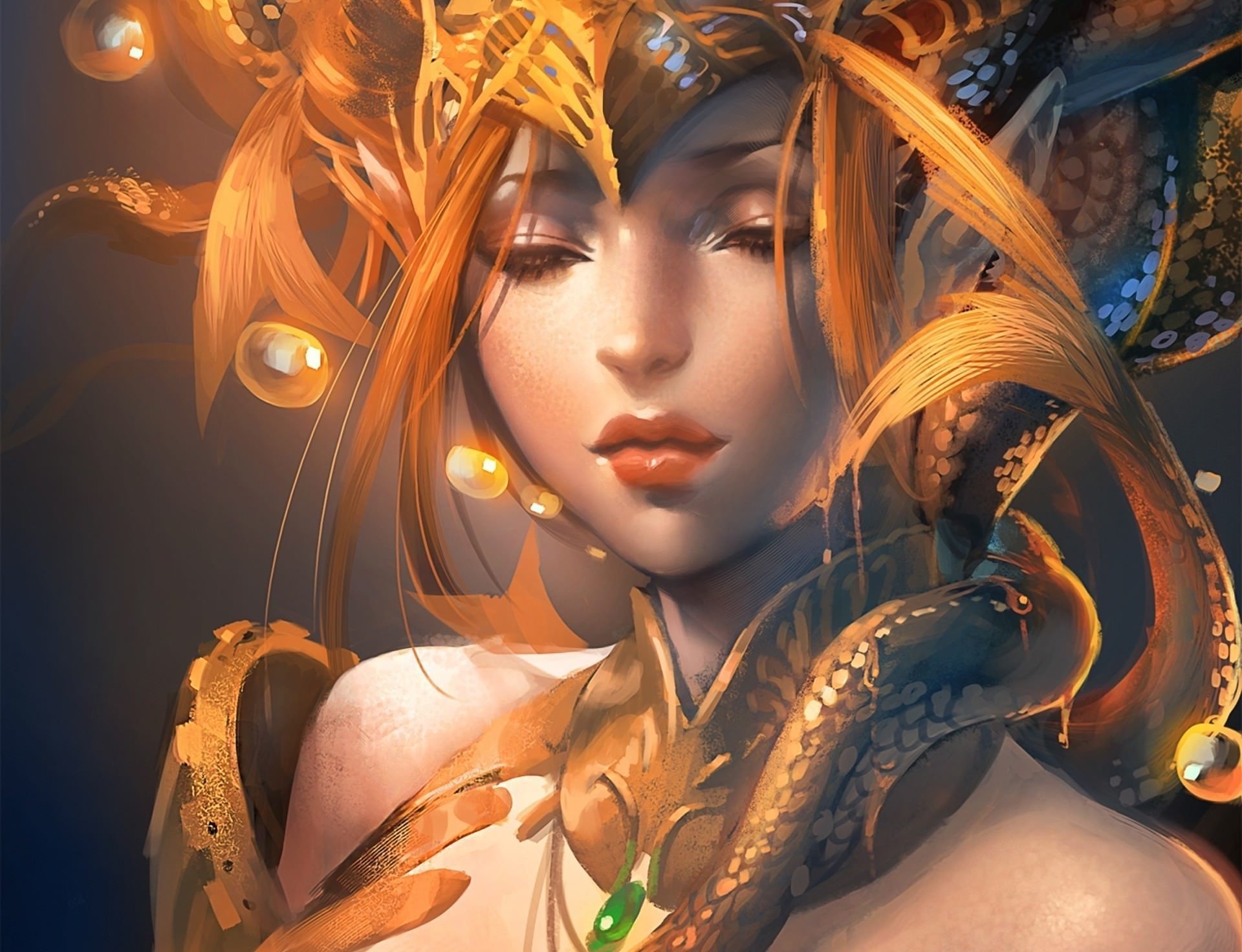 Dragons And Women Wallpapers