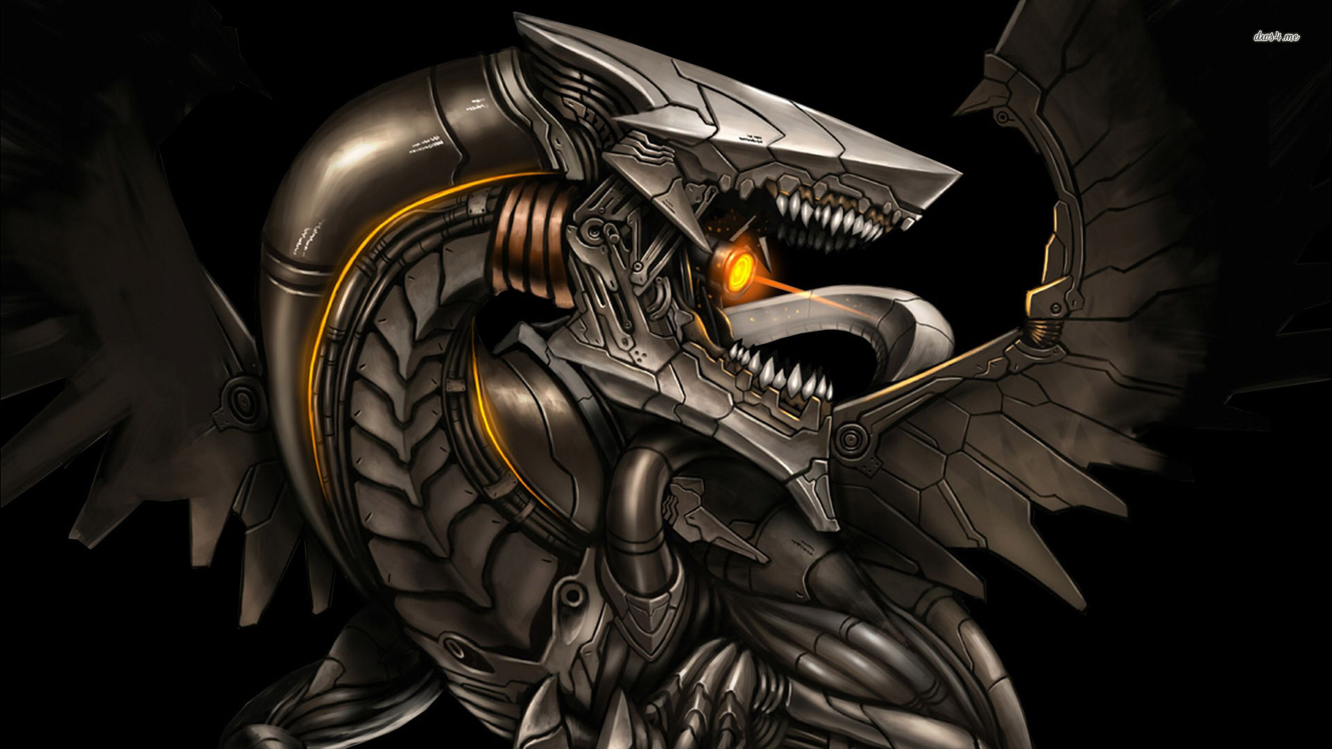 Dragons Scifi Space Cyborg Space Wallpapers