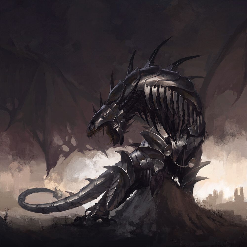 Dragons Scifi Space Cyborg Space Wallpapers