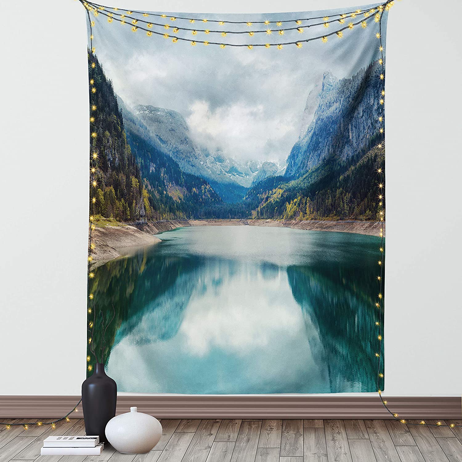 Dramatic Mountain Reflection Over Lake Wallpapers