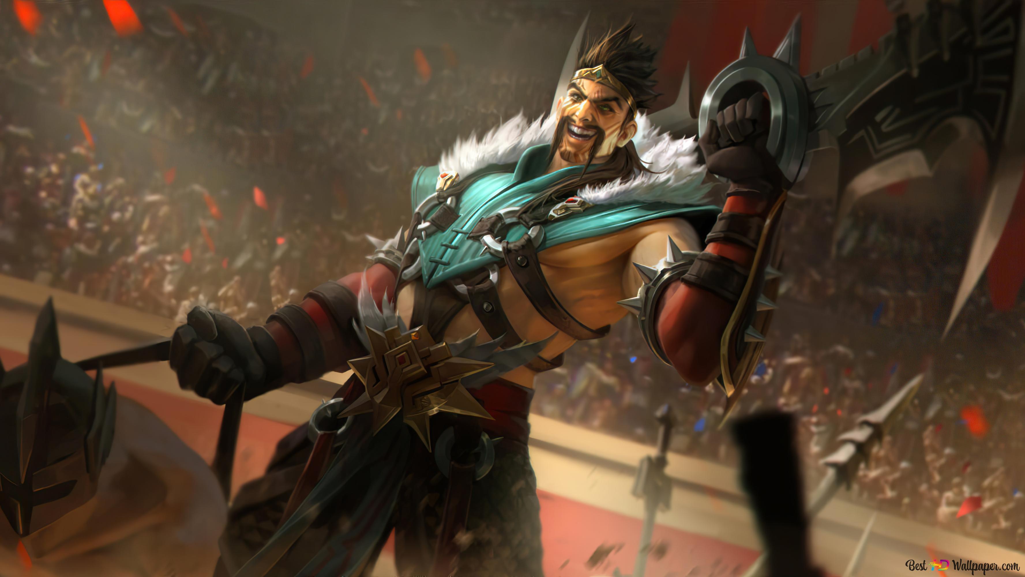 Draven Awaken LoL 8K Wallpapers