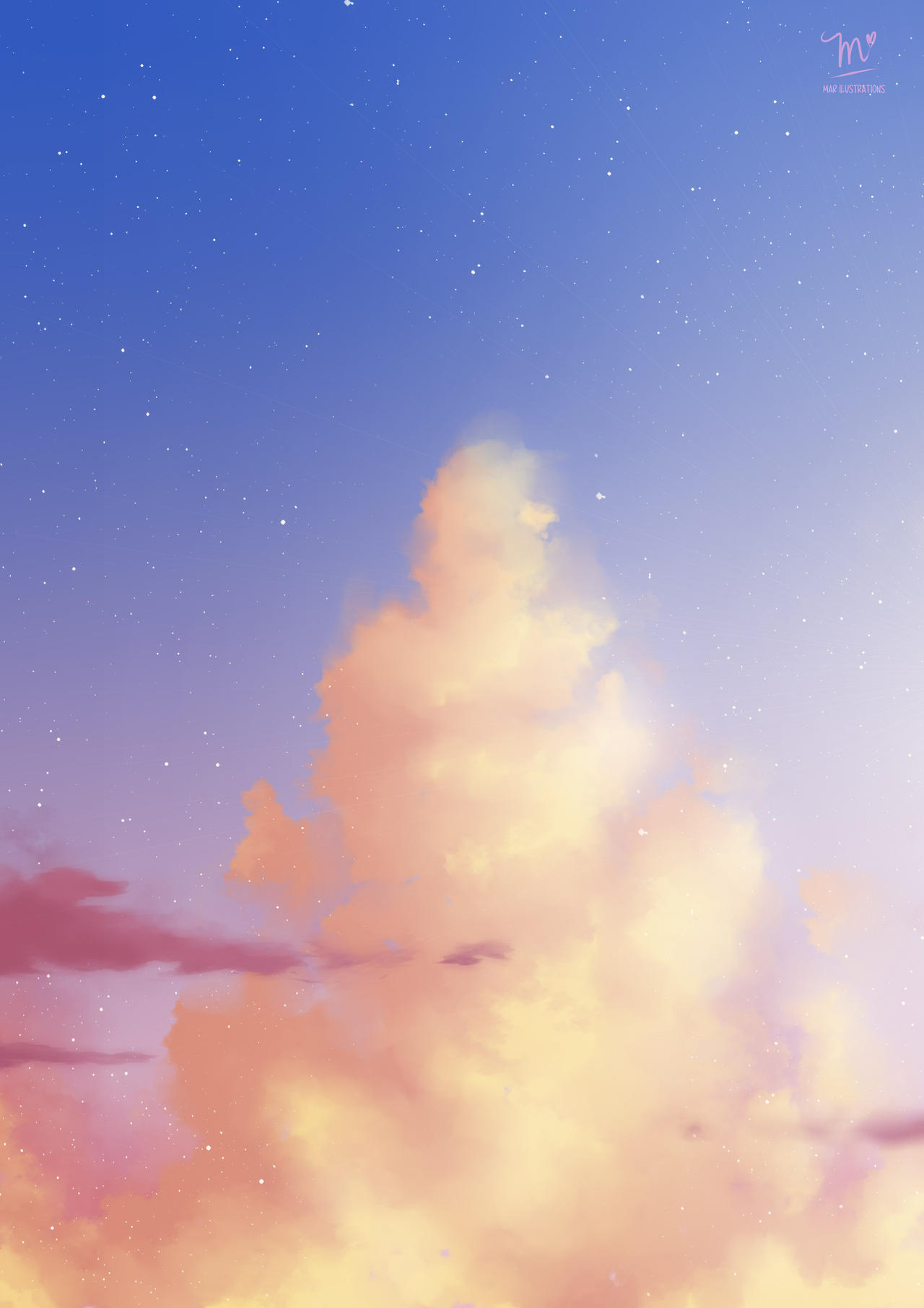 Dreamy Clouds Background