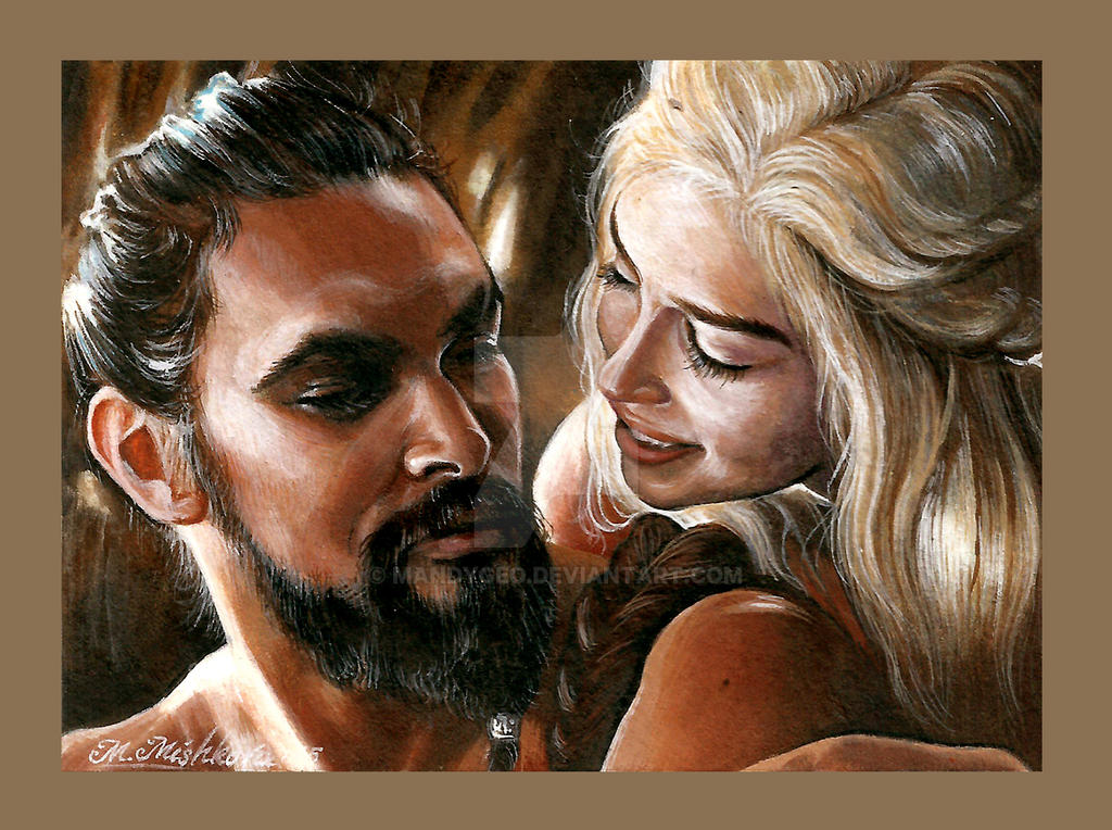 Drogo And Daenerys Art Wallpapers